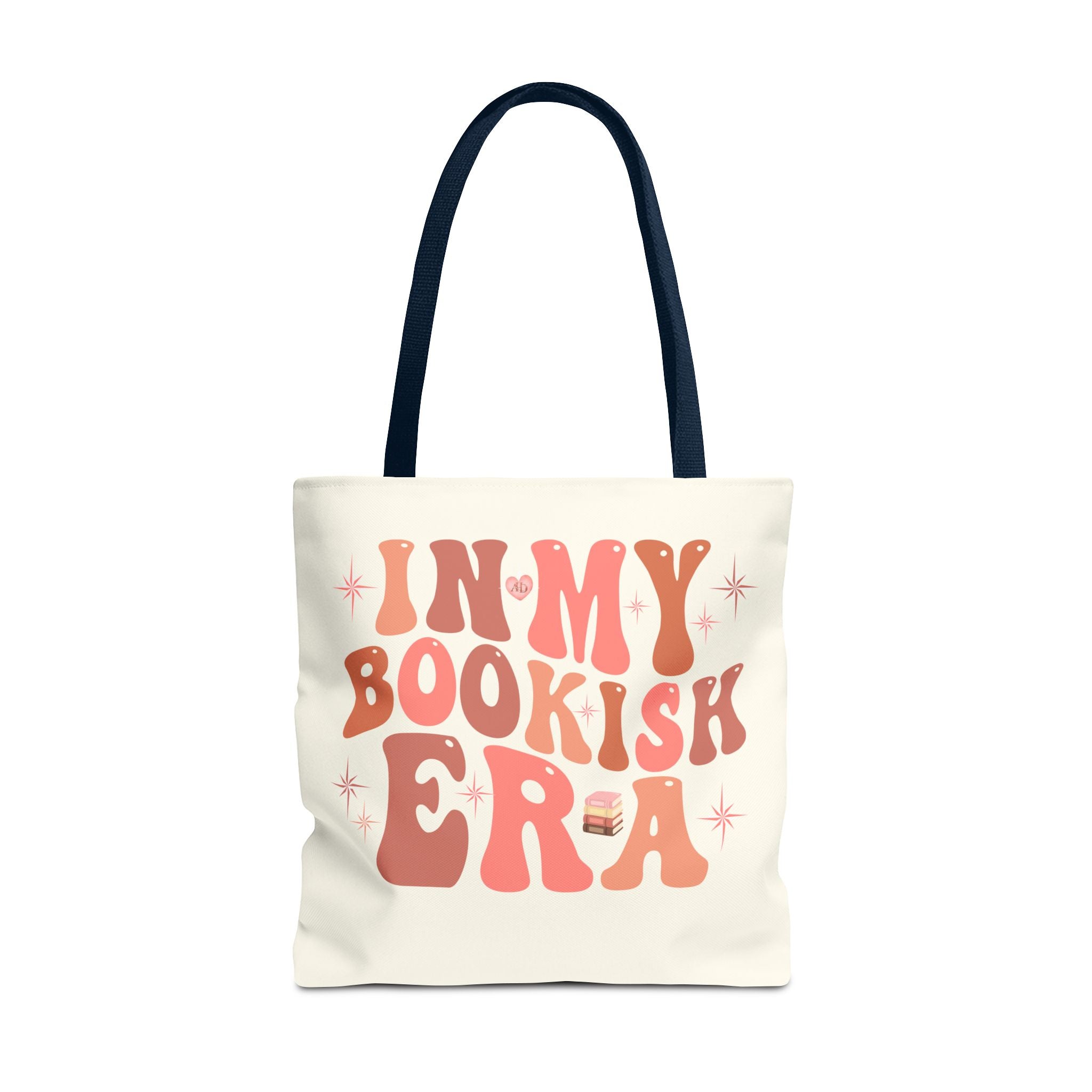 In My Bookish Era Retro Polyester Tote - Image 15