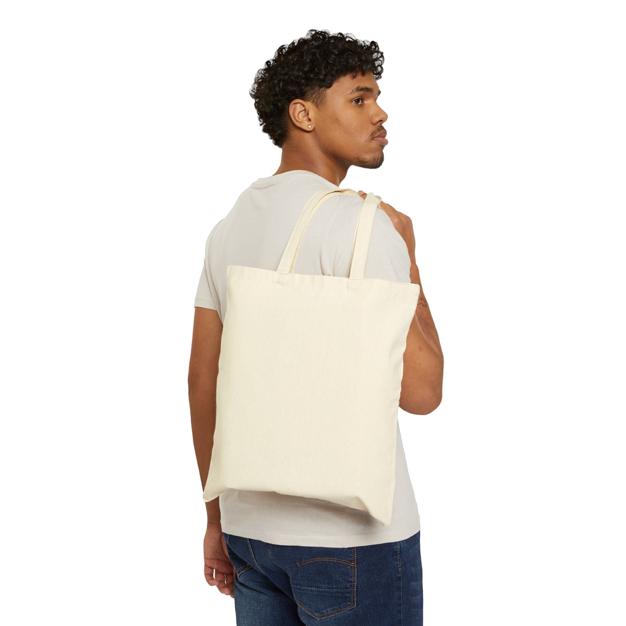 Good Day to Read a Book Cotton Canvas Tote - Image 4
