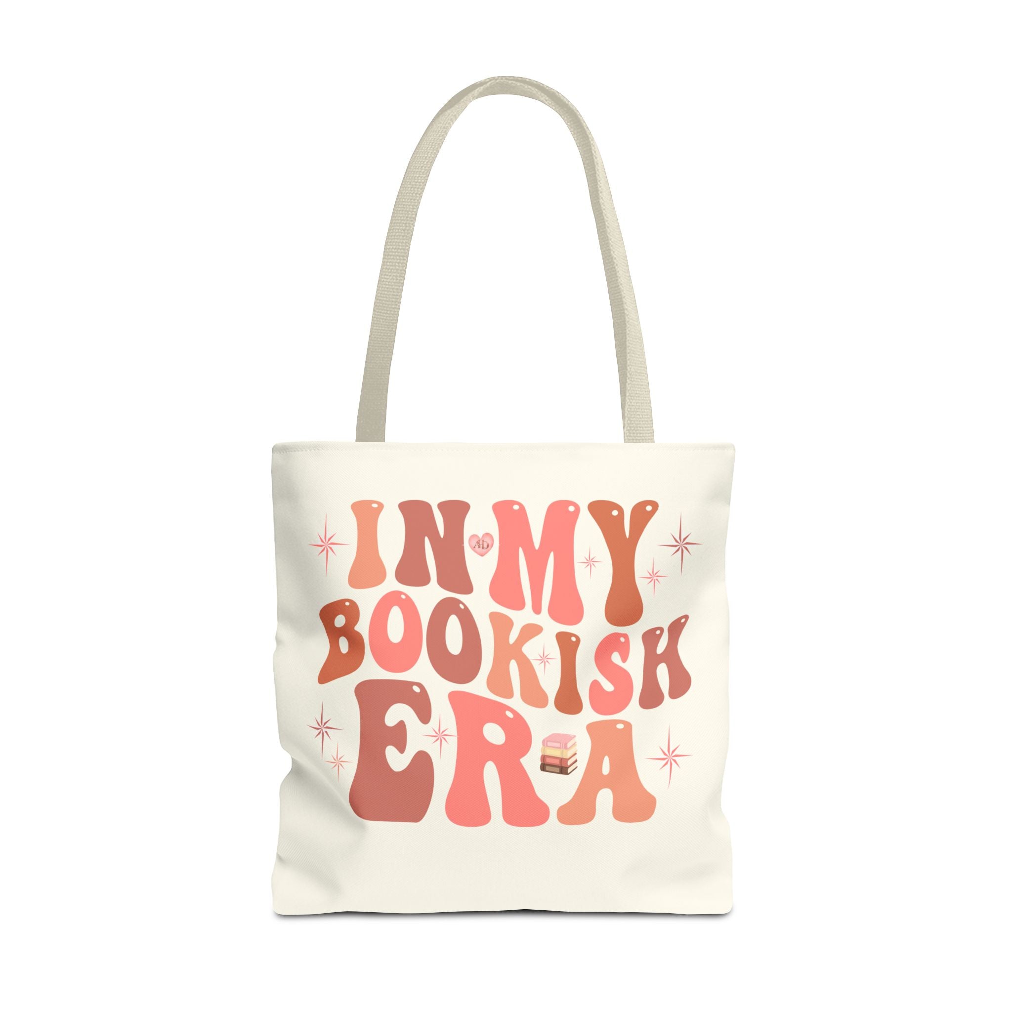In My Bookish Era Retro Polyester Tote - Image 12