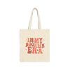 In My Bookish Era Retro Cotton Canvas Tote