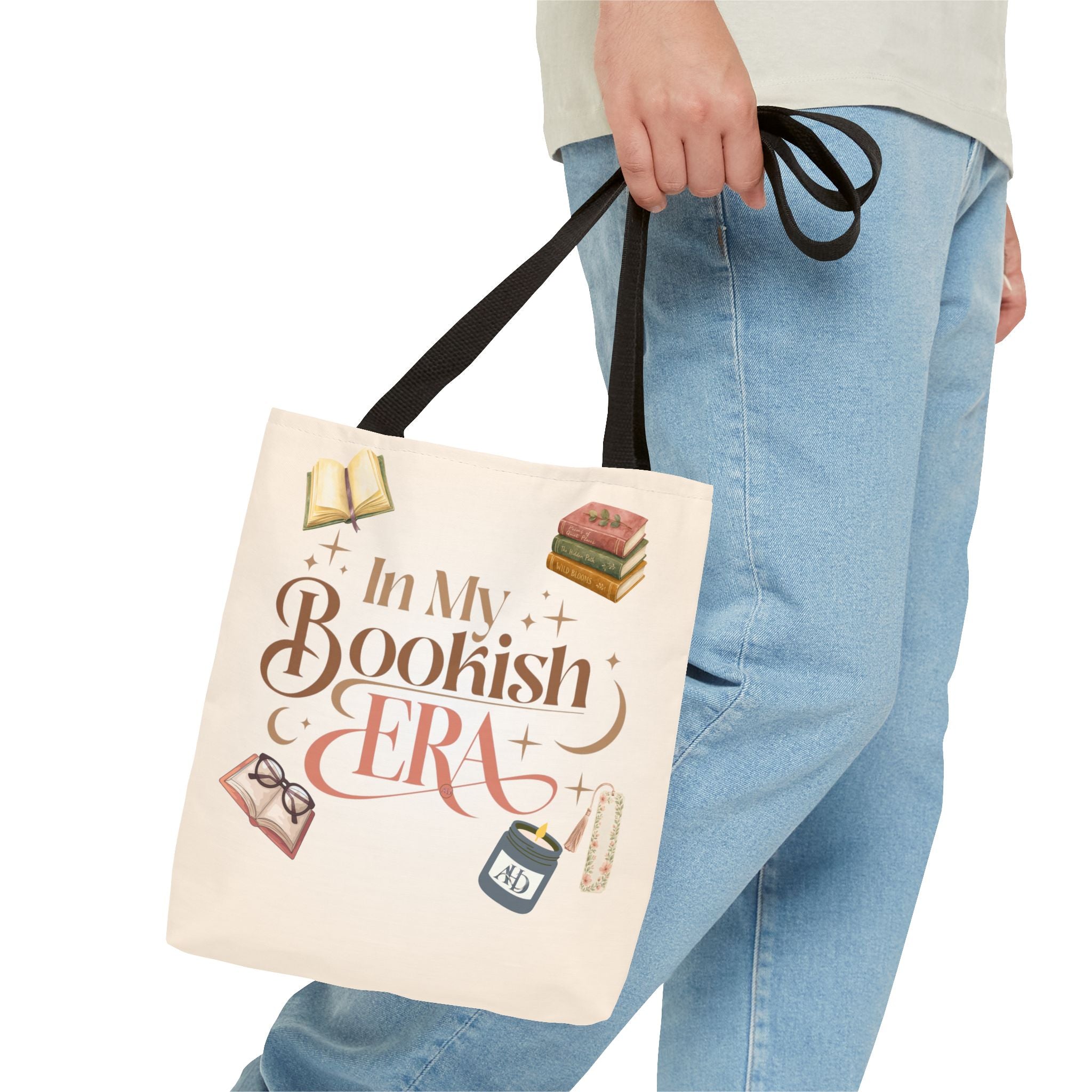 In My Bookish Era Literary Polyester Tote - Image 17