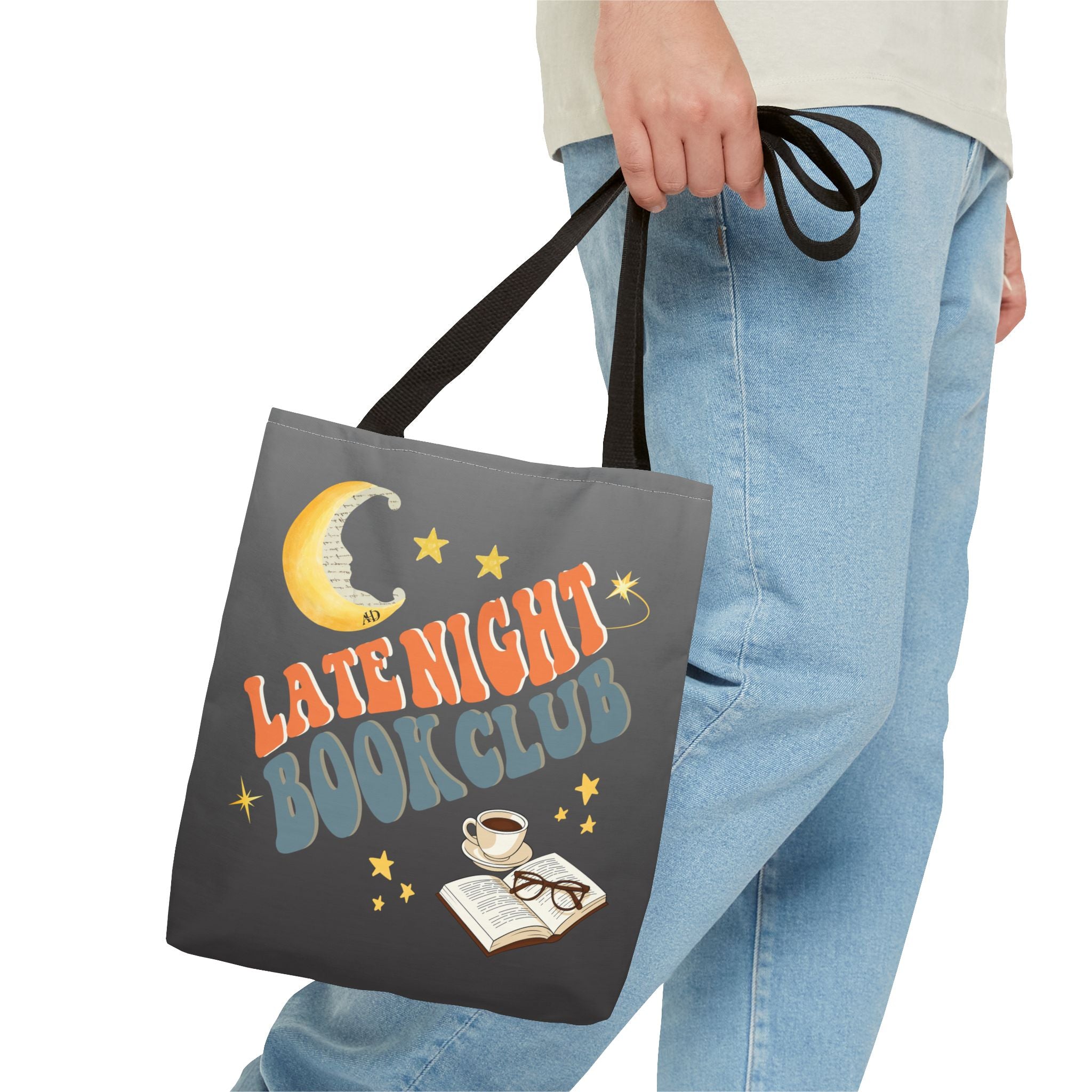 Late Night Book Club Polyester Tote Bag - Image 17