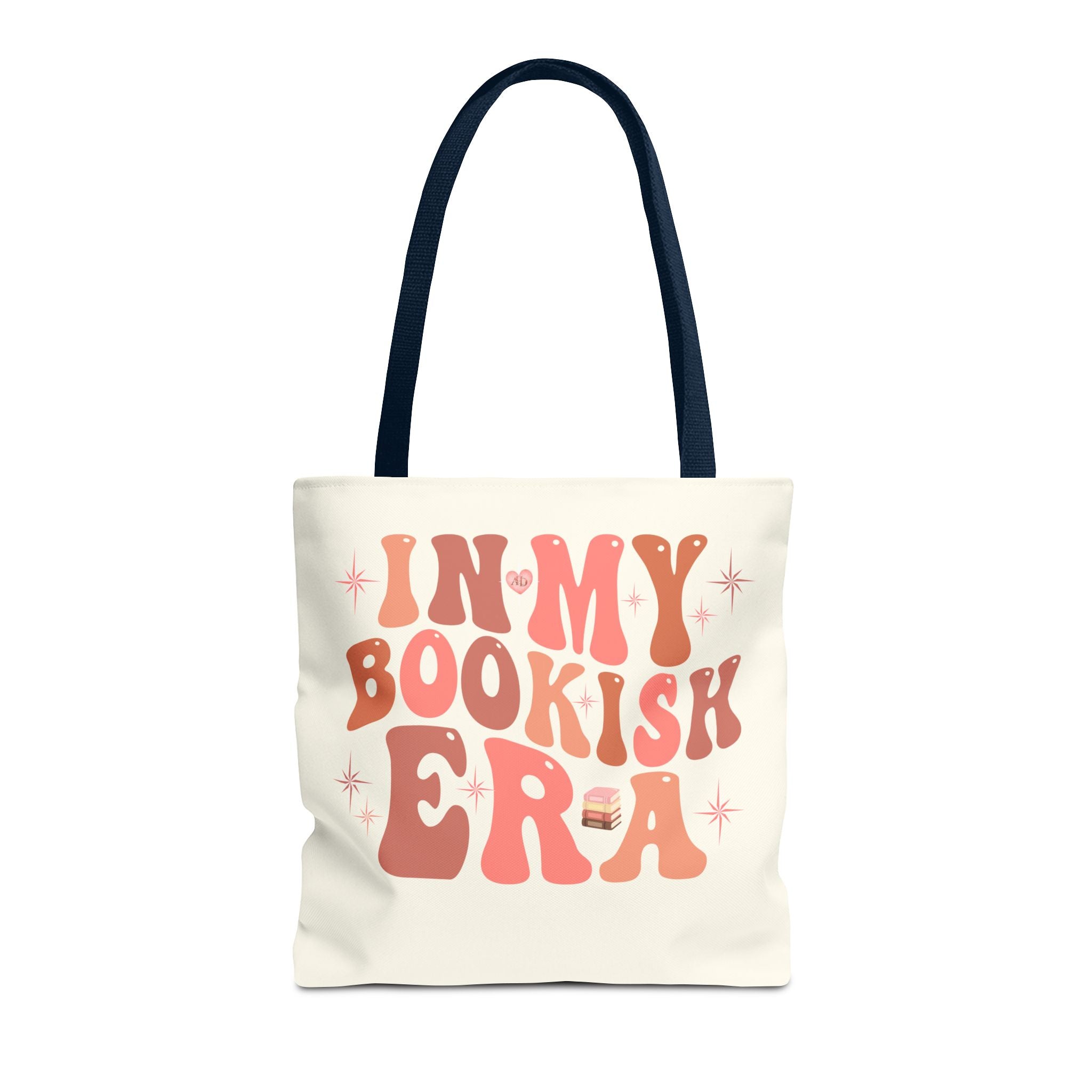 In My Bookish Era Retro Polyester Tote - Image 14