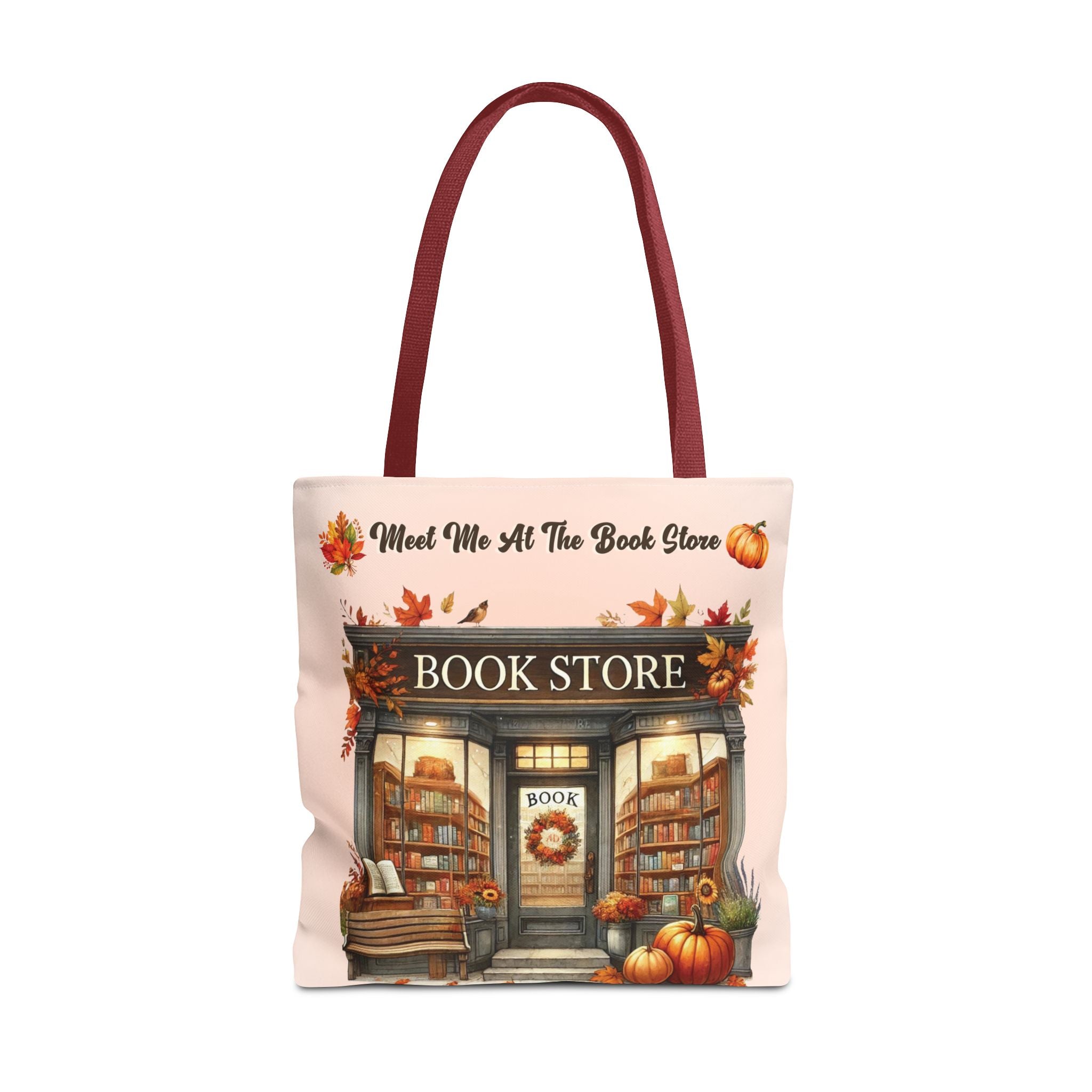 Meet Me at the Book Store Autumn Tote Bag - Image 6