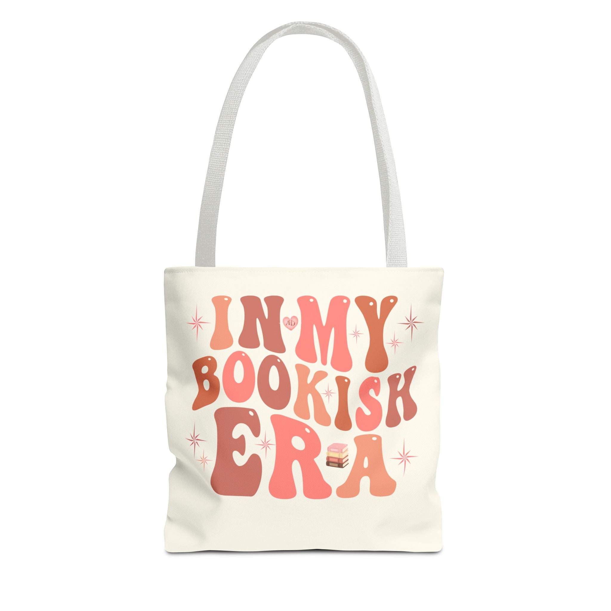 In My Bookish Era Retro Polyester Tote - Image 7