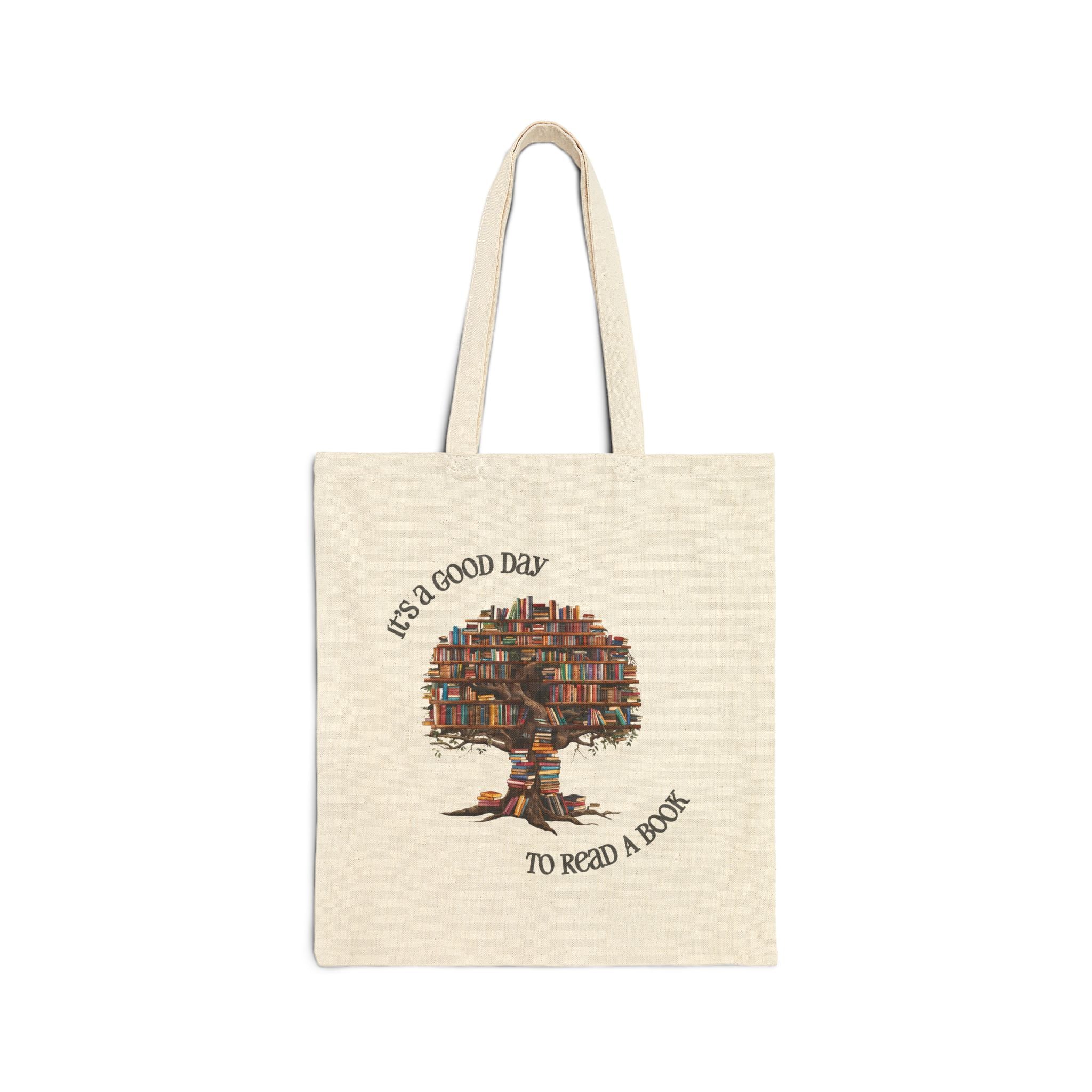 Good Day to Read a Book Cotton Canvas Tote