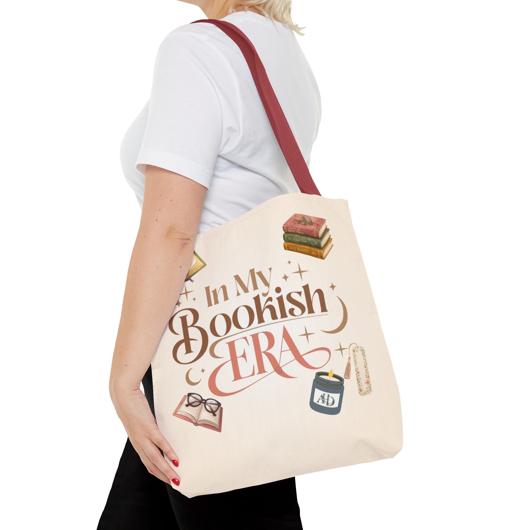 In My Bookish Era Literary Polyester Tote - Image 30