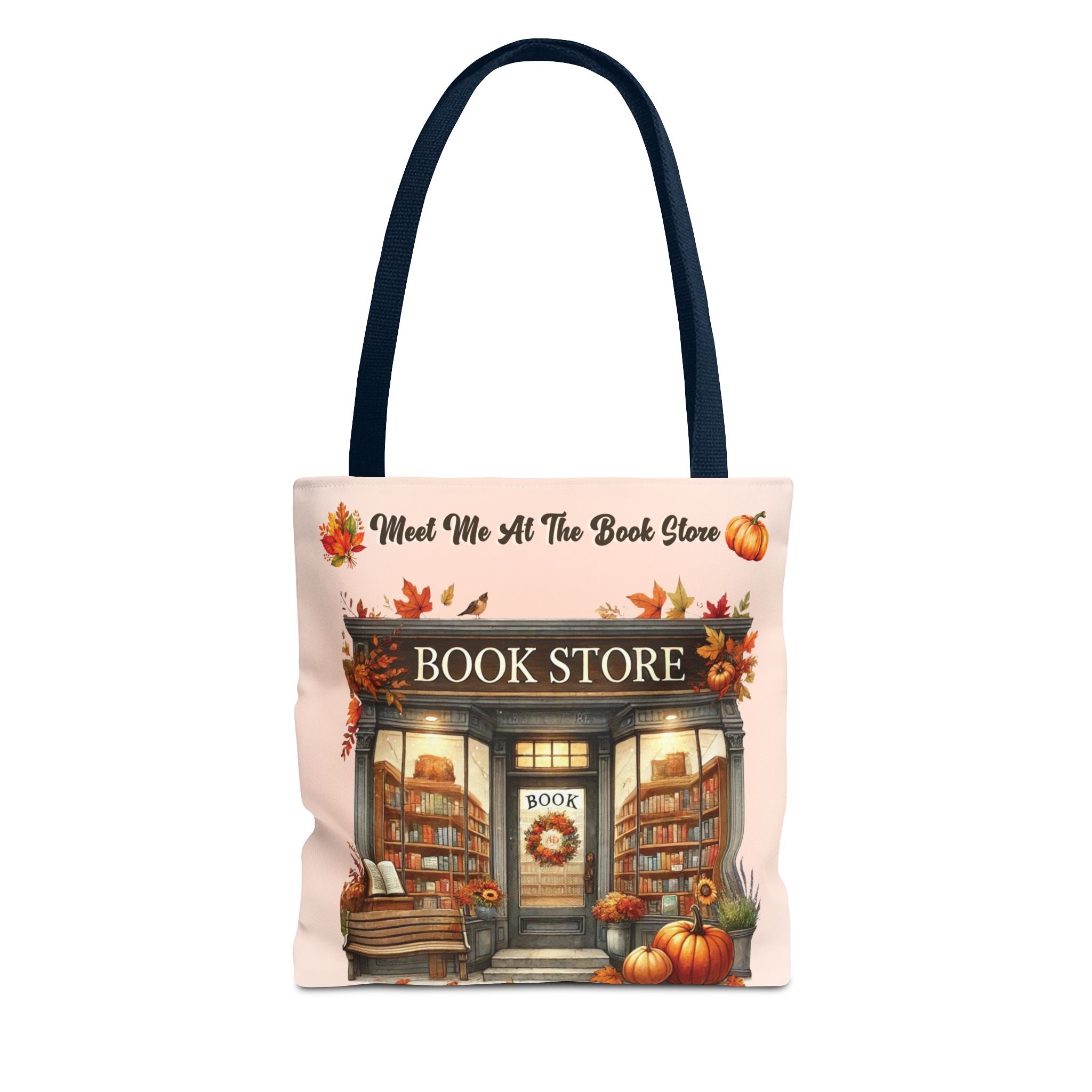 Meet Me at the Book Store Autumn Tote Bag - Image 13