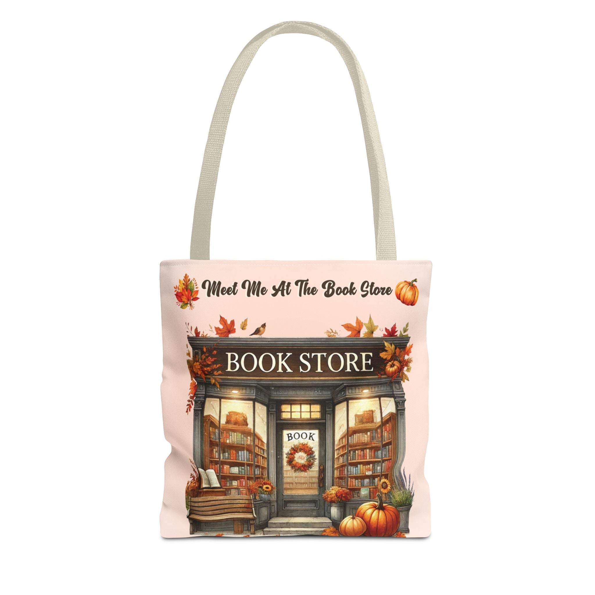 Meet Me at the Book Store Autumn Tote Bag - Image 10
