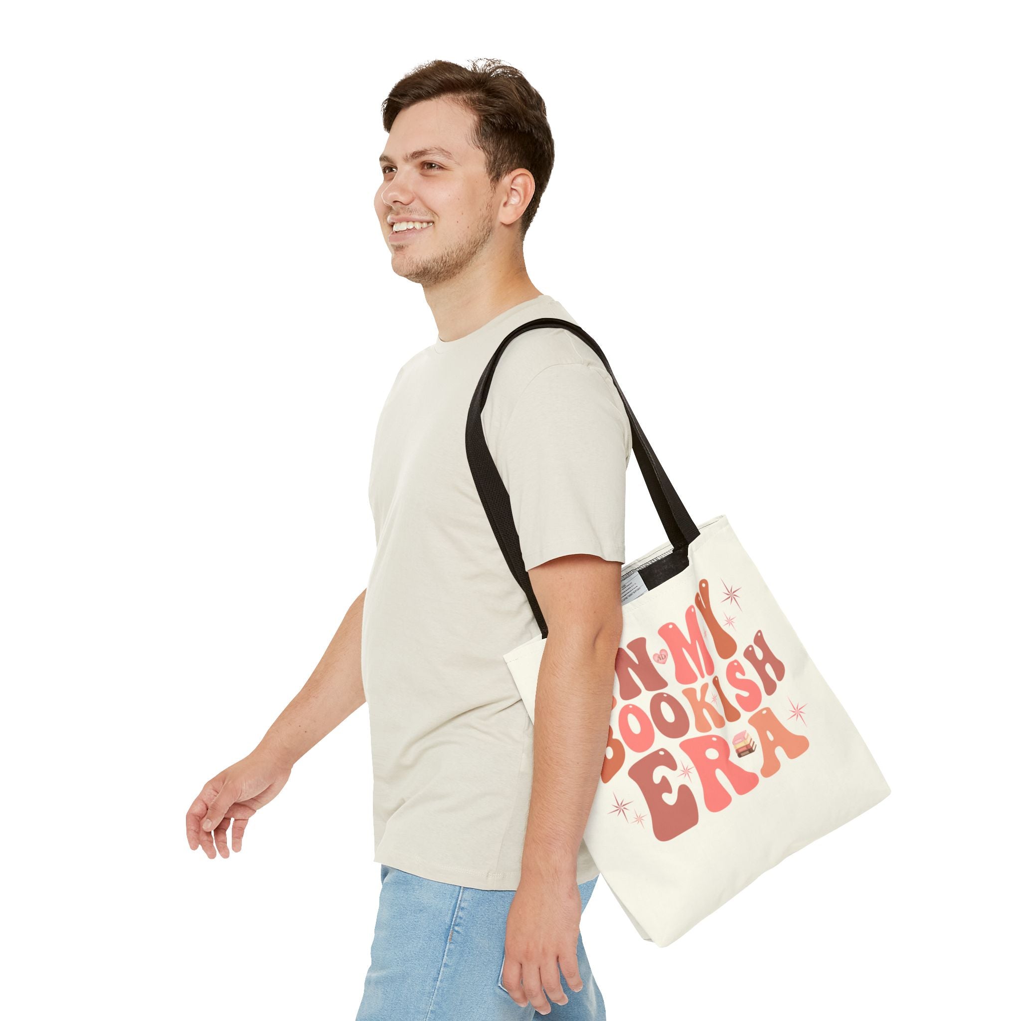 In My Bookish Era Retro Polyester Tote - Image 20