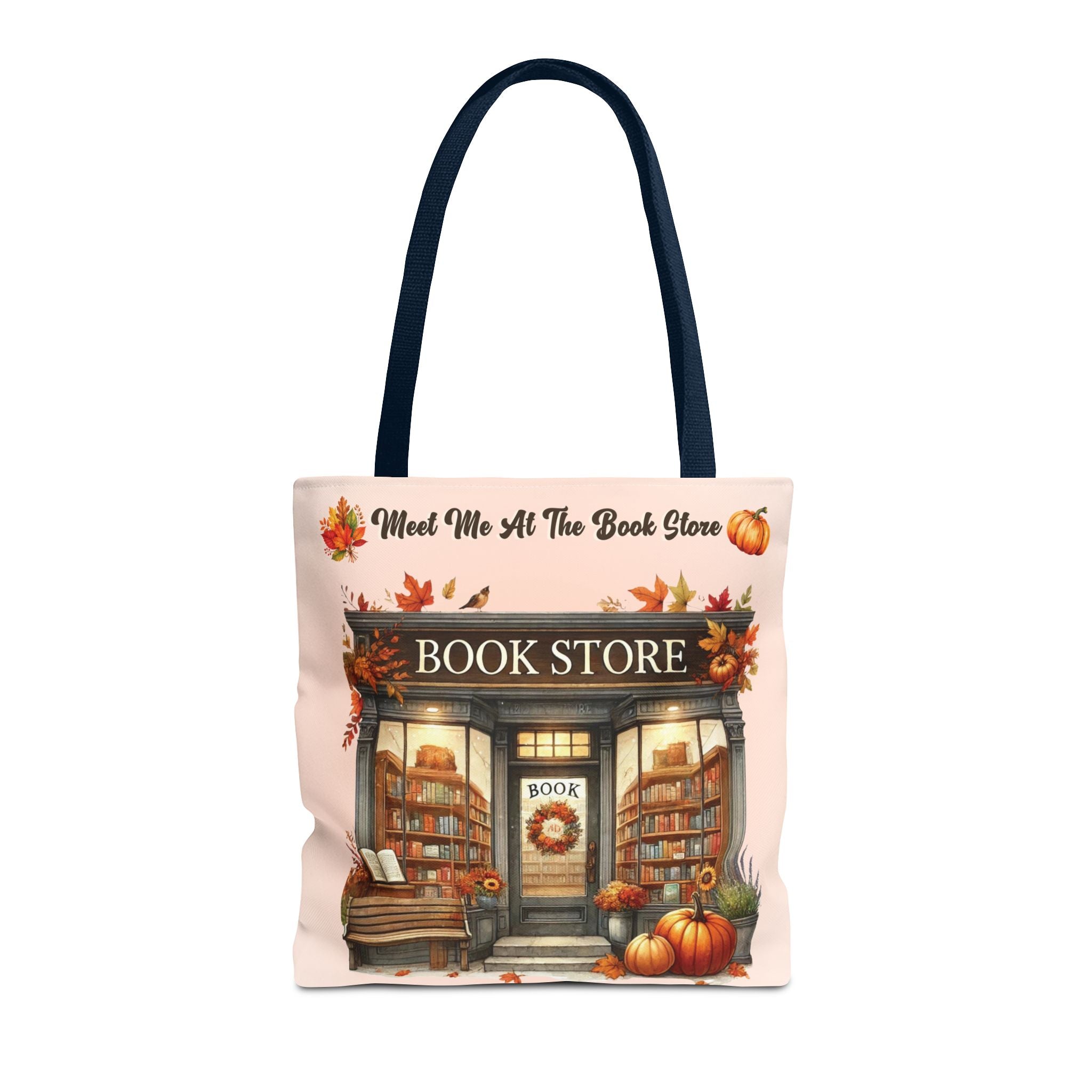 Meet Me at the Book Store Autumn Tote Bag - Image 14