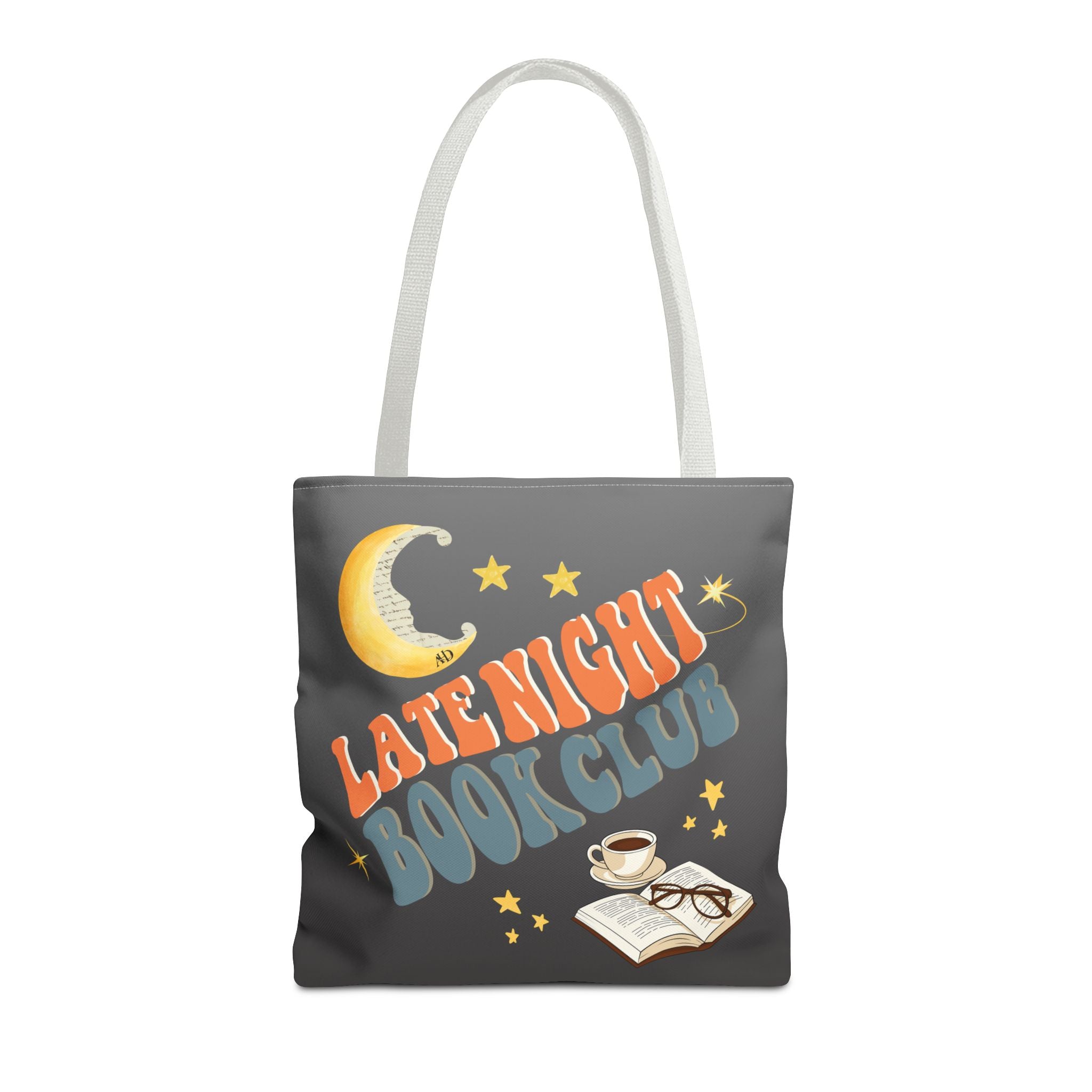 Late Night Book Club Polyester Tote Bag - Image 8