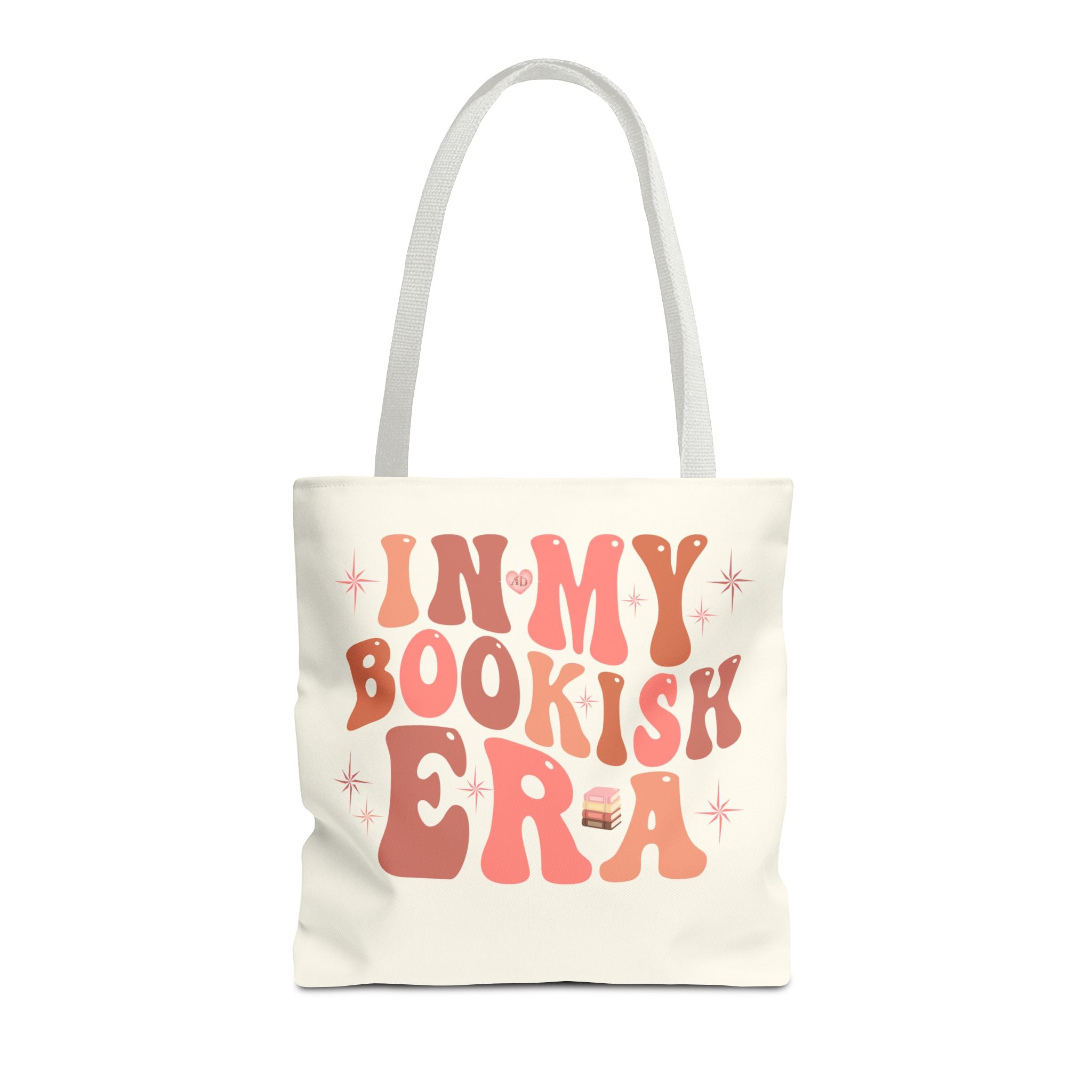In My Bookish Era Retro Polyester Tote - Image 8