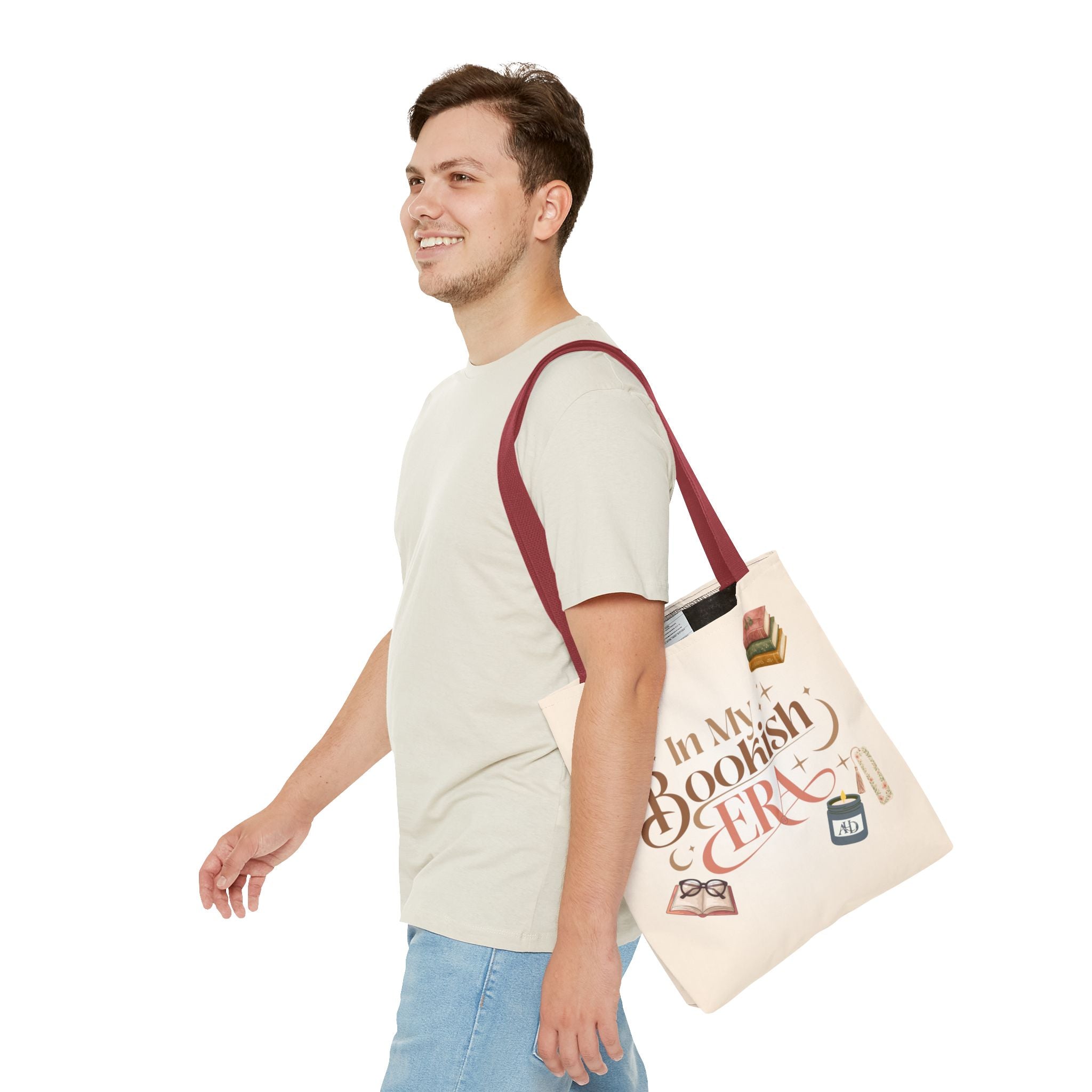 In My Bookish Era Literary Polyester Tote - Image 29