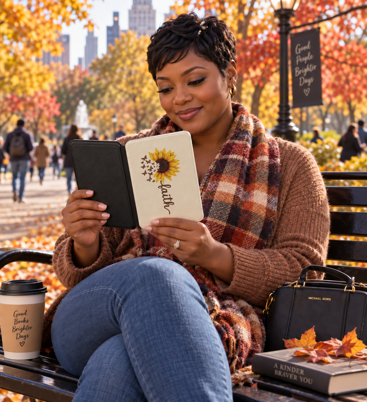Faith Sunflower Kindle Case