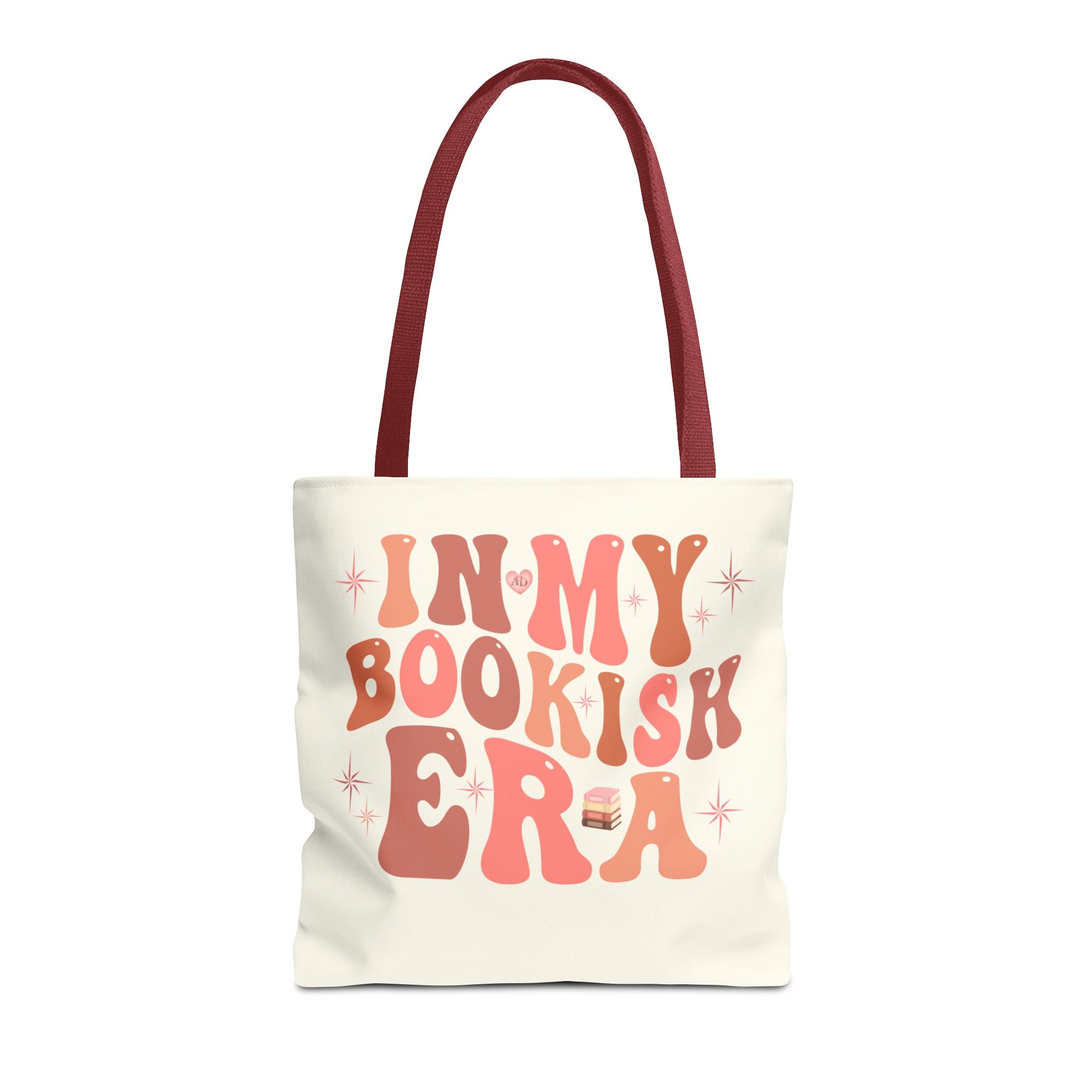 In My Bookish Era Retro Polyester Tote - Image 5