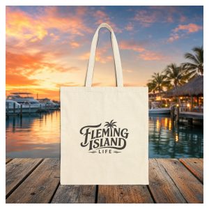 Fleming Island | Neighbors Are Meant for Day Drinking Canvas Tote | Clay County Collection
