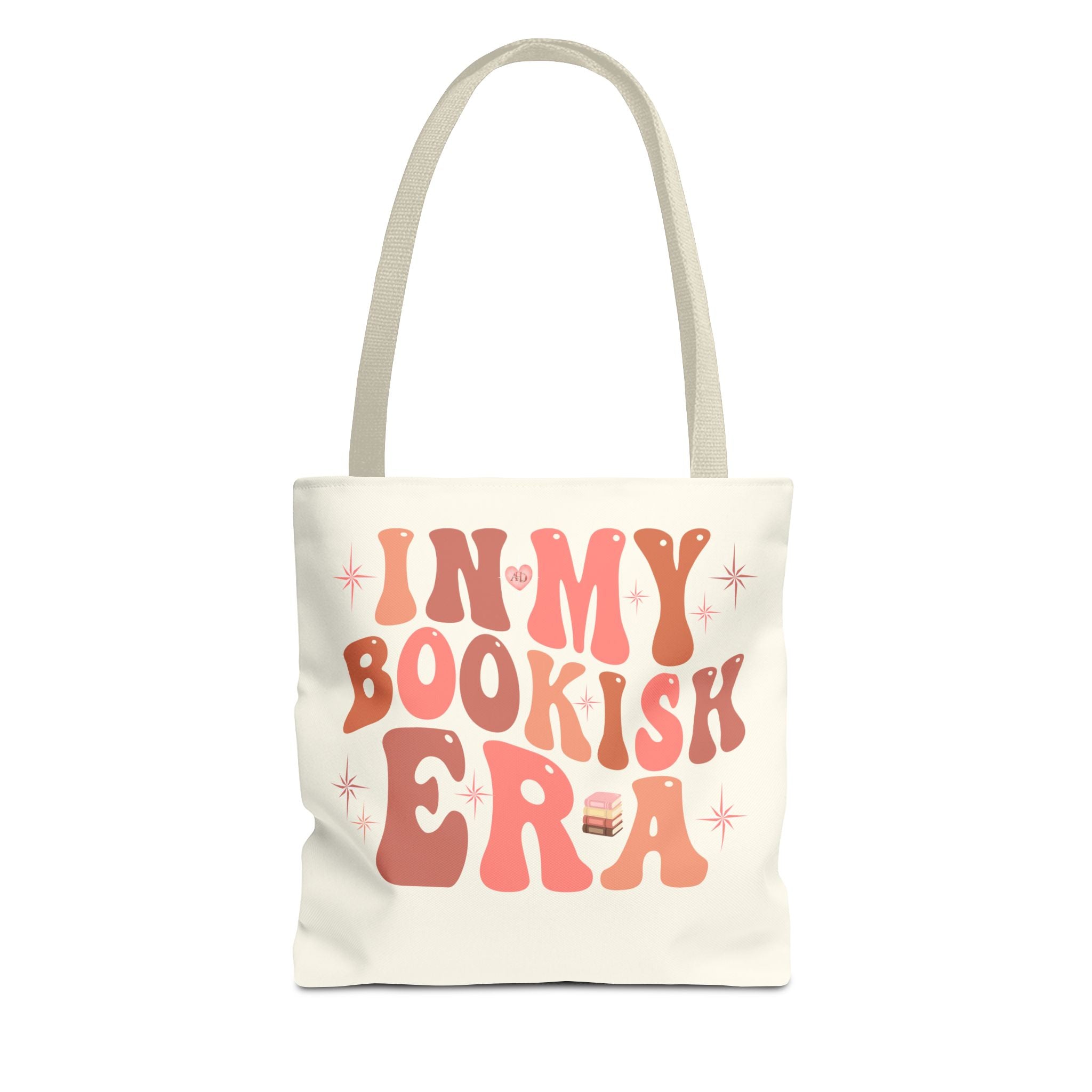 In My Bookish Era Retro Polyester Tote - Image 10