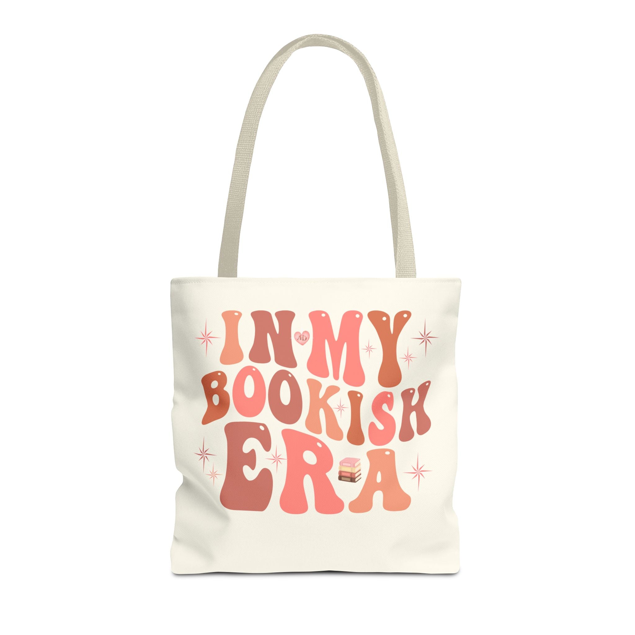In My Bookish Era Retro Polyester Tote - Image 11