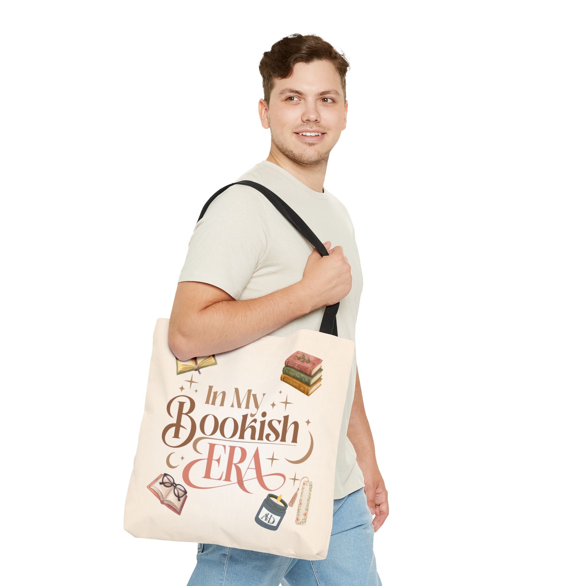 In My Bookish Era Literary Polyester Tote - Image 23