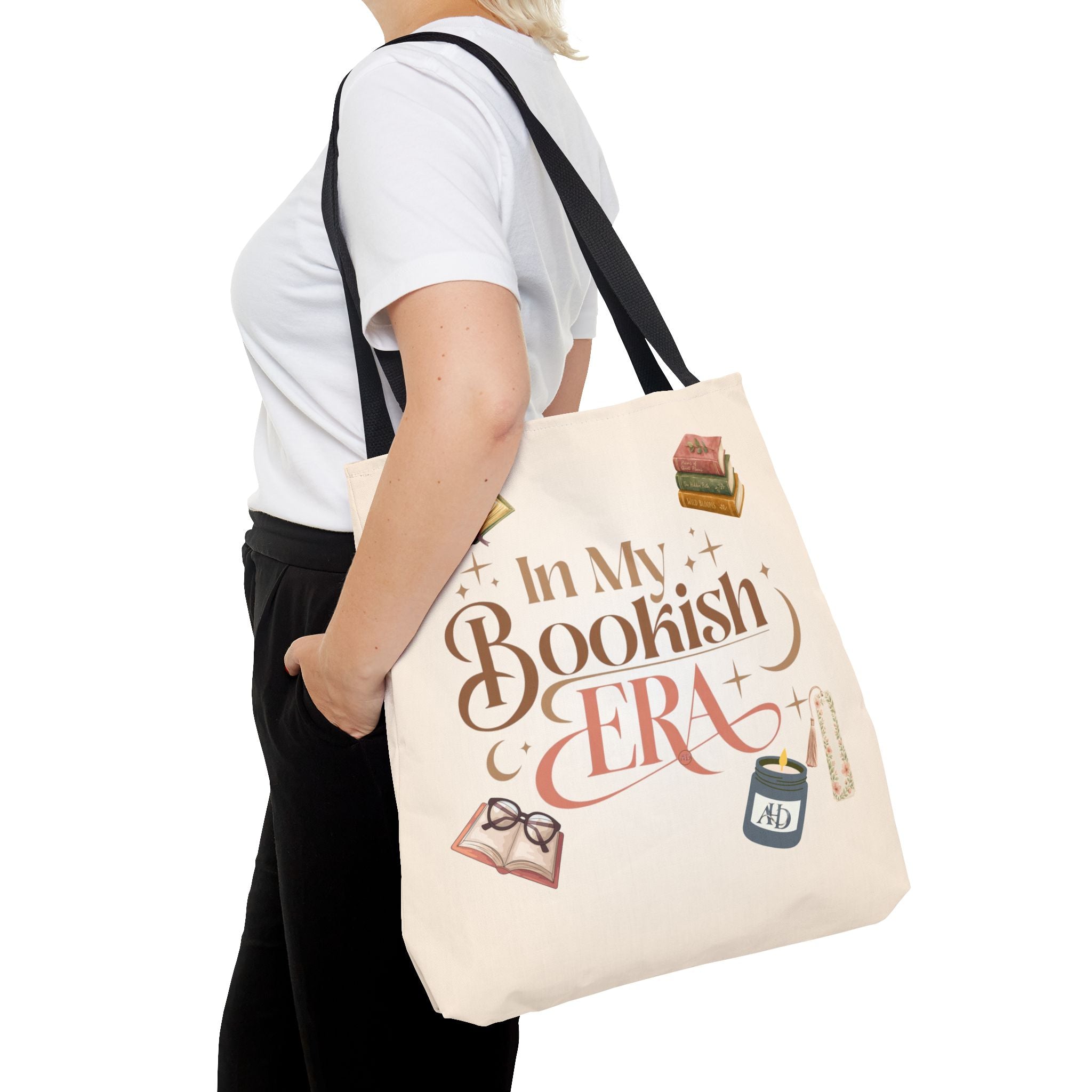 In My Bookish Era Literary Polyester Tote - Image 24