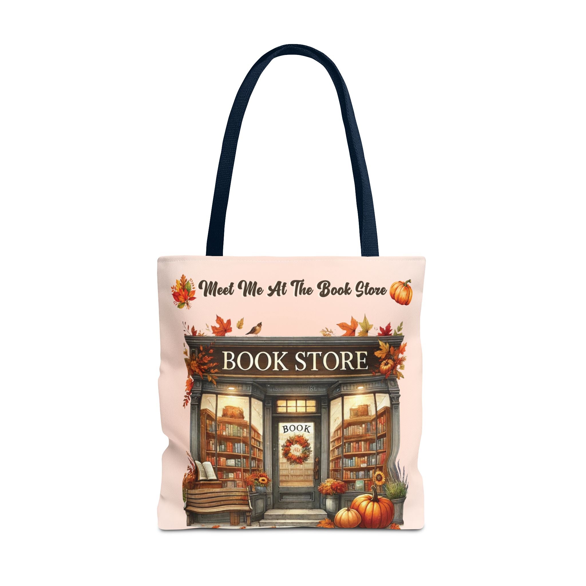 Meet Me at the Book Store Autumn Tote Bag - Image 15