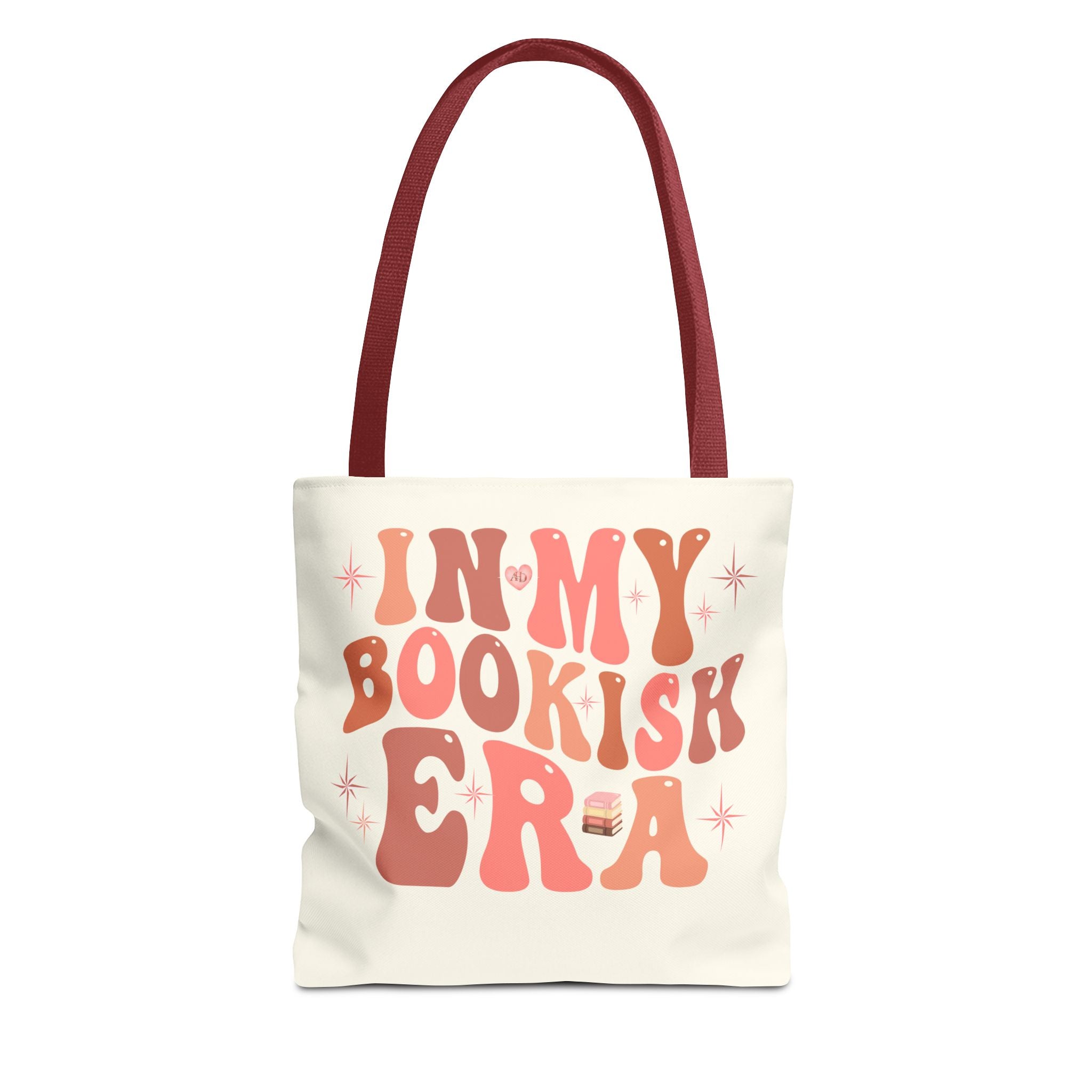 In My Bookish Era Retro Polyester Tote - Image 4