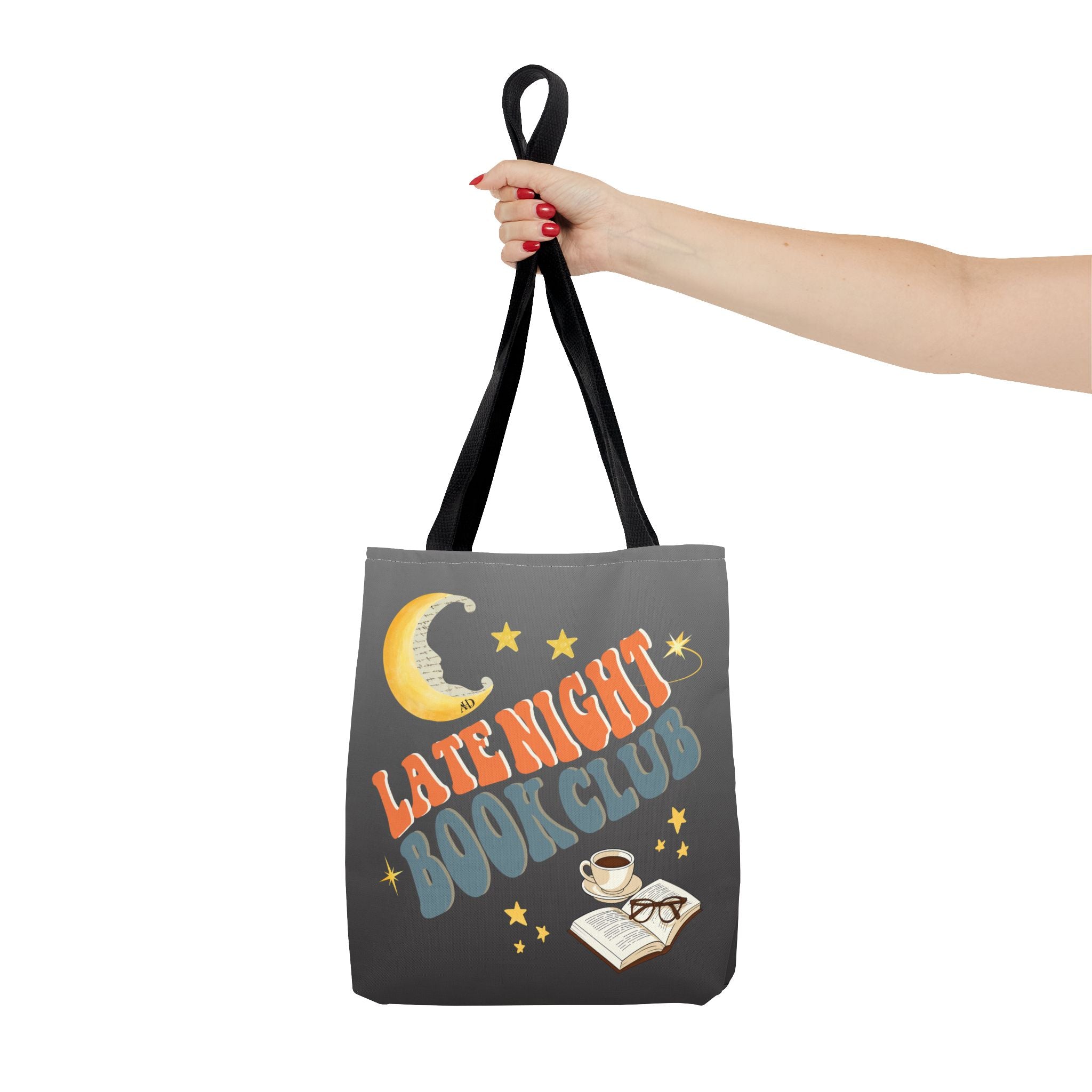 Late Night Book Club Polyester Tote Bag - Image 18