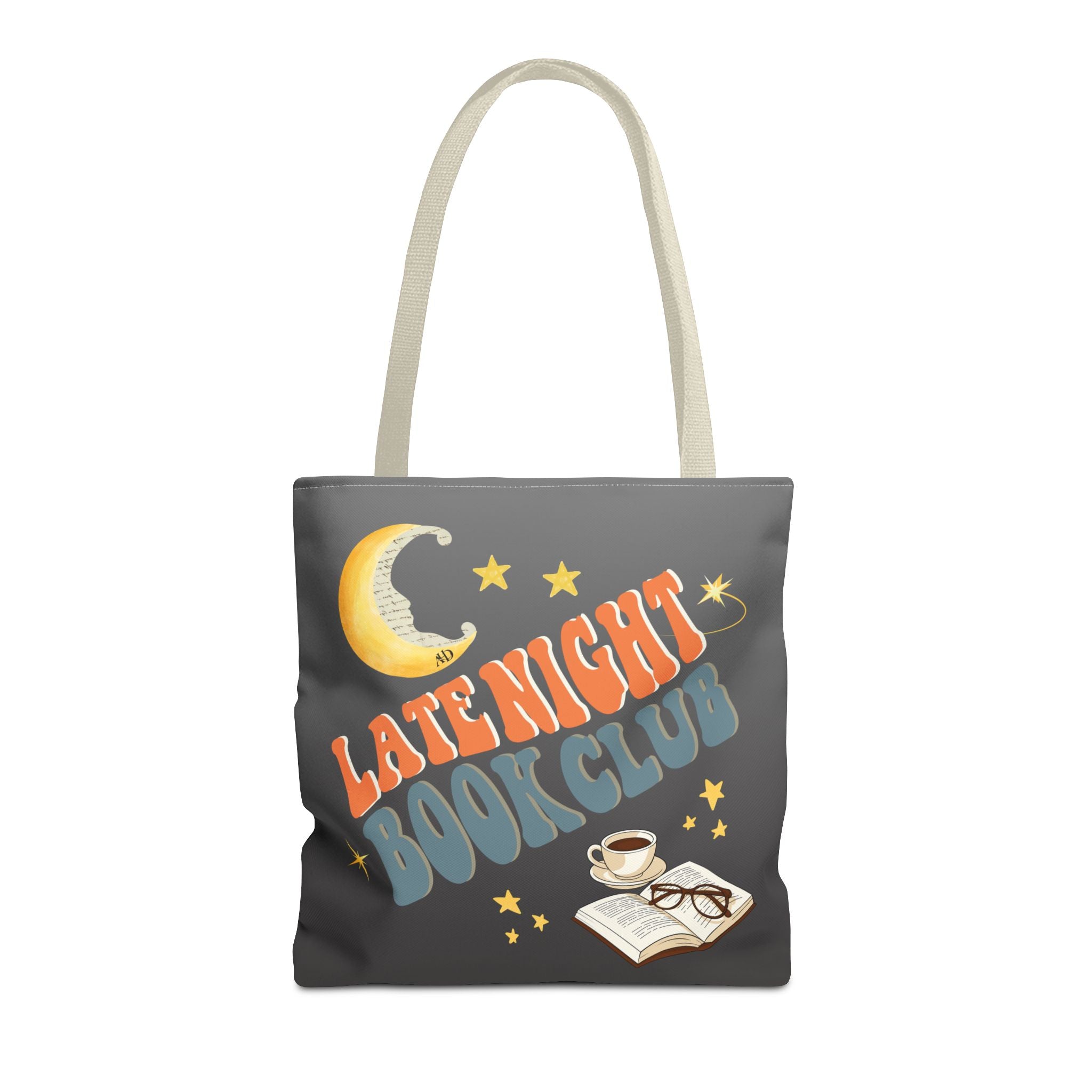 Late Night Book Club Polyester Tote Bag - Image 11