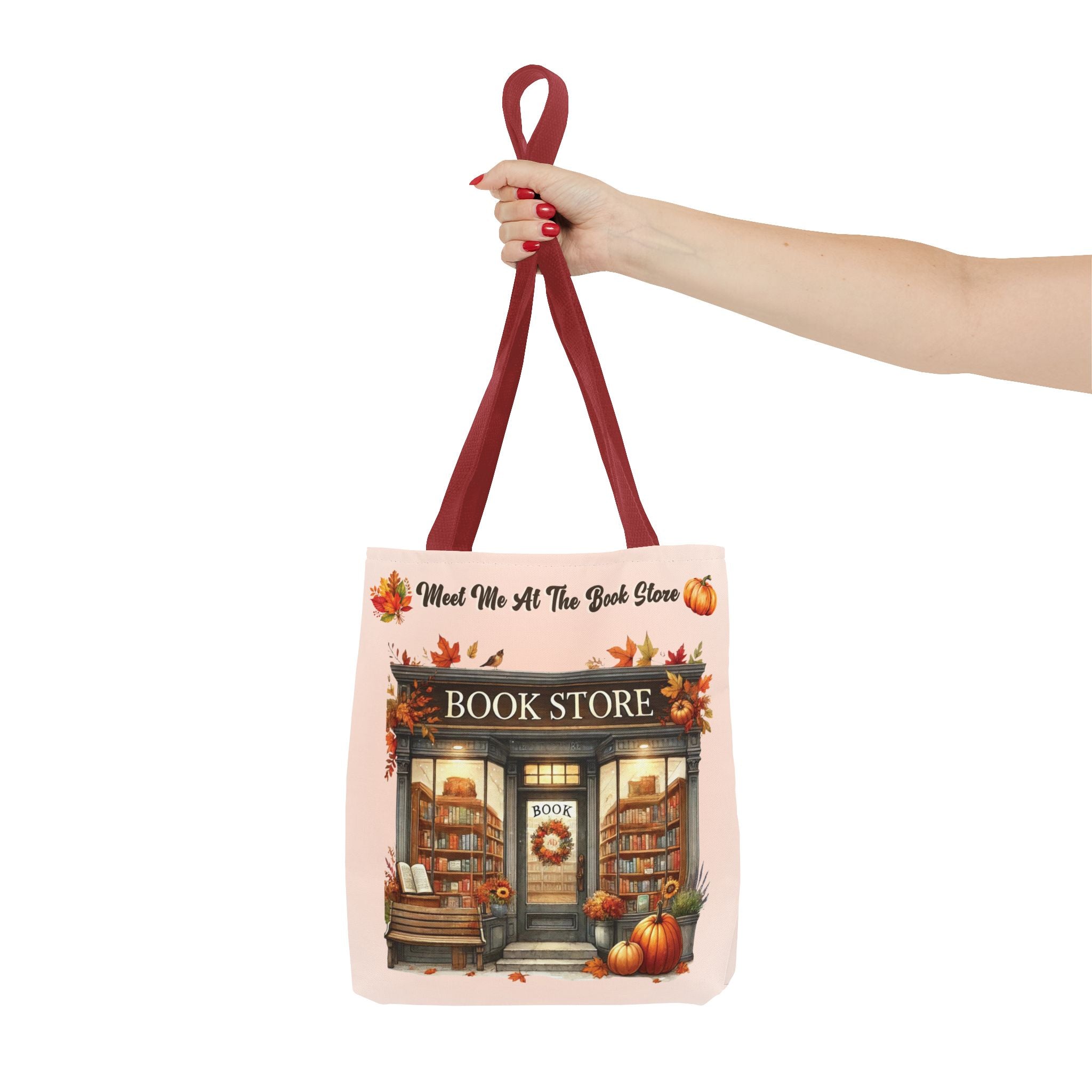 Meet Me at the Book Store Autumn Tote Bag - Image 27