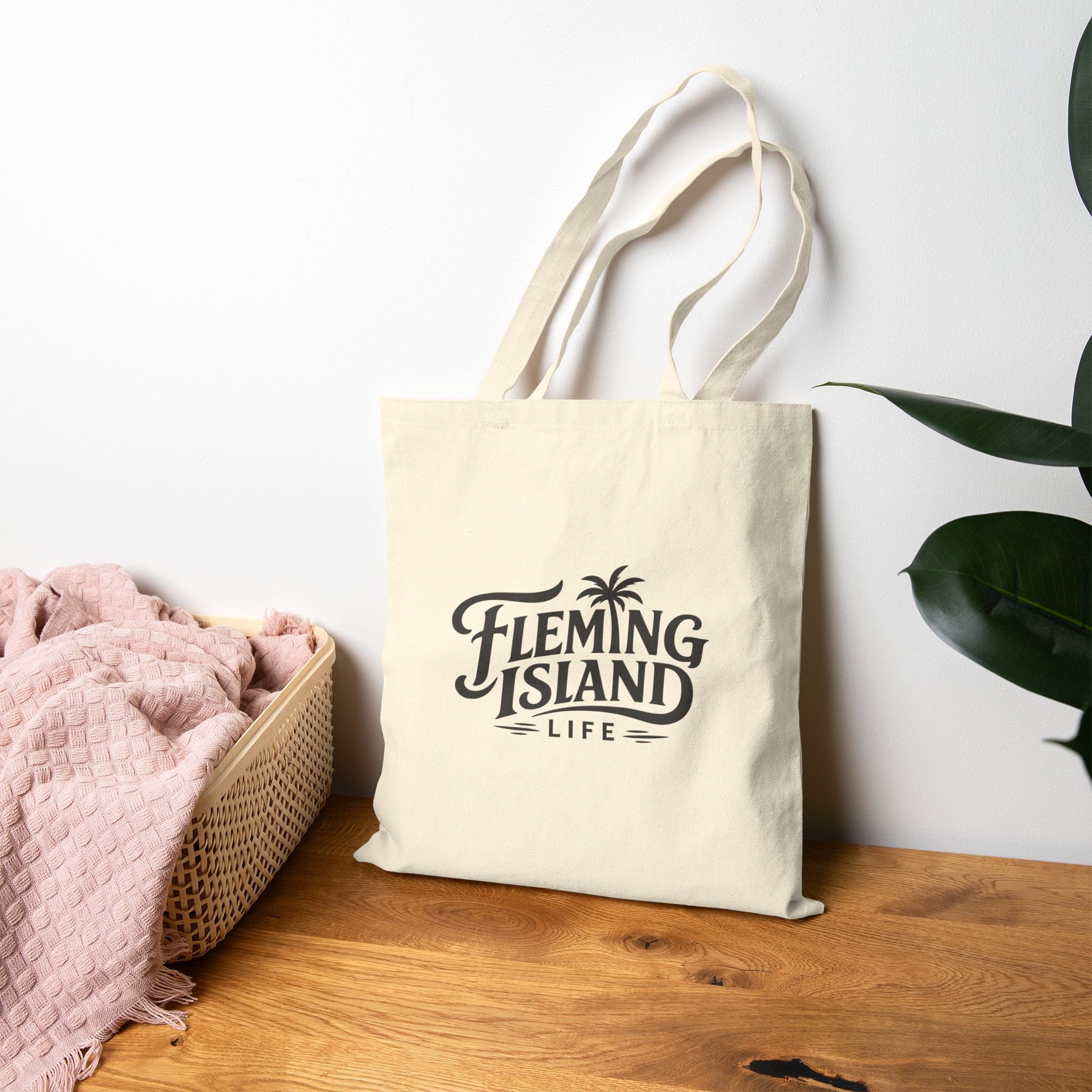 Fleming Island | Neighbors Are Meant for Day Drinking Canvas Tote | Clay County Collection - Image 5