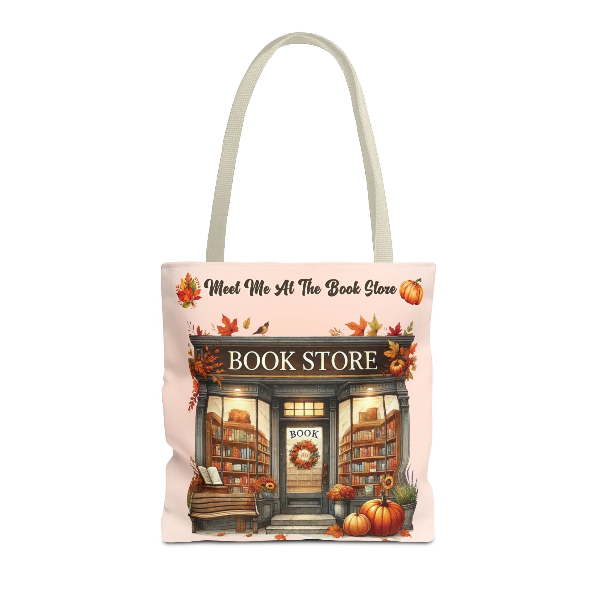 Meet Me at the Book Store Autumn Tote Bag - Image 11