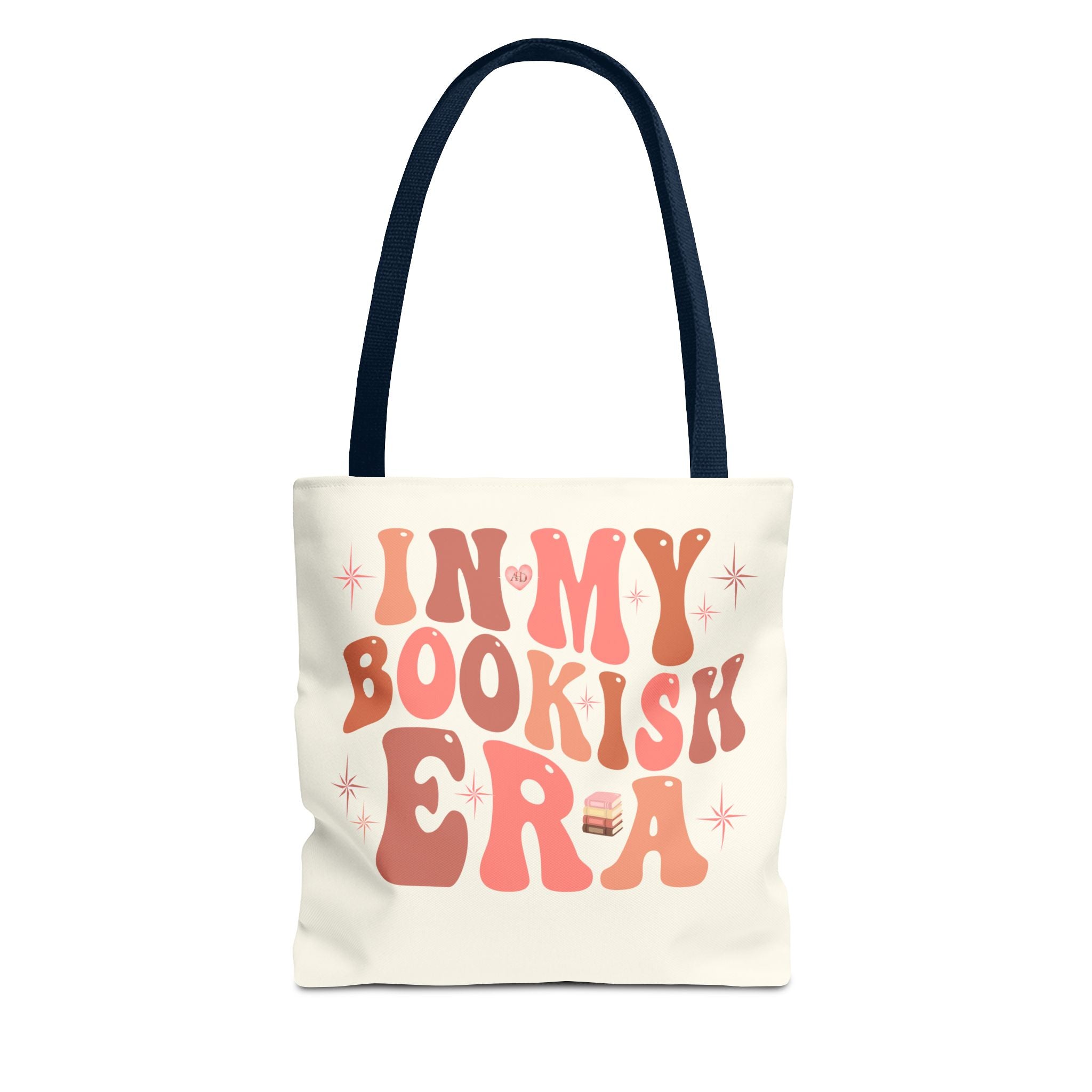 In My Bookish Era Retro Polyester Tote - Image 13
