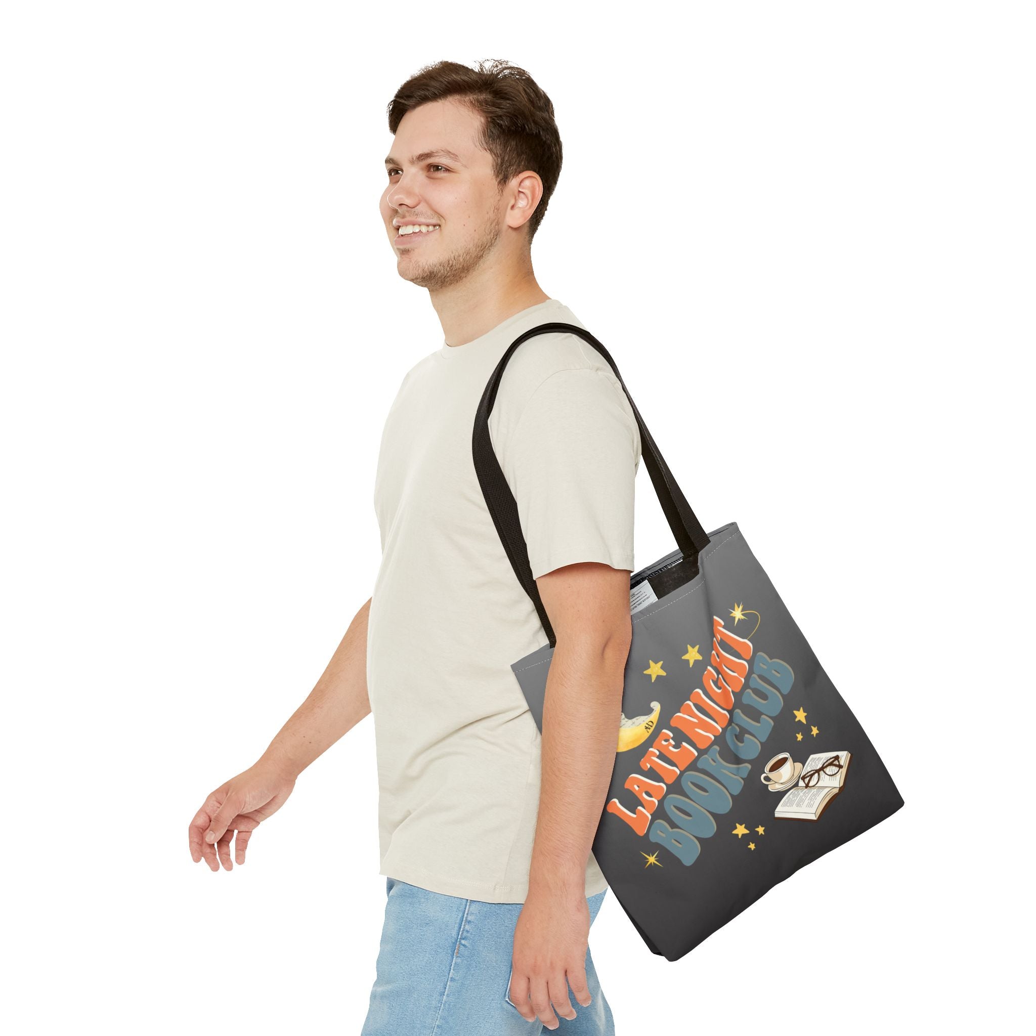 Late Night Book Club Polyester Tote Bag - Image 20