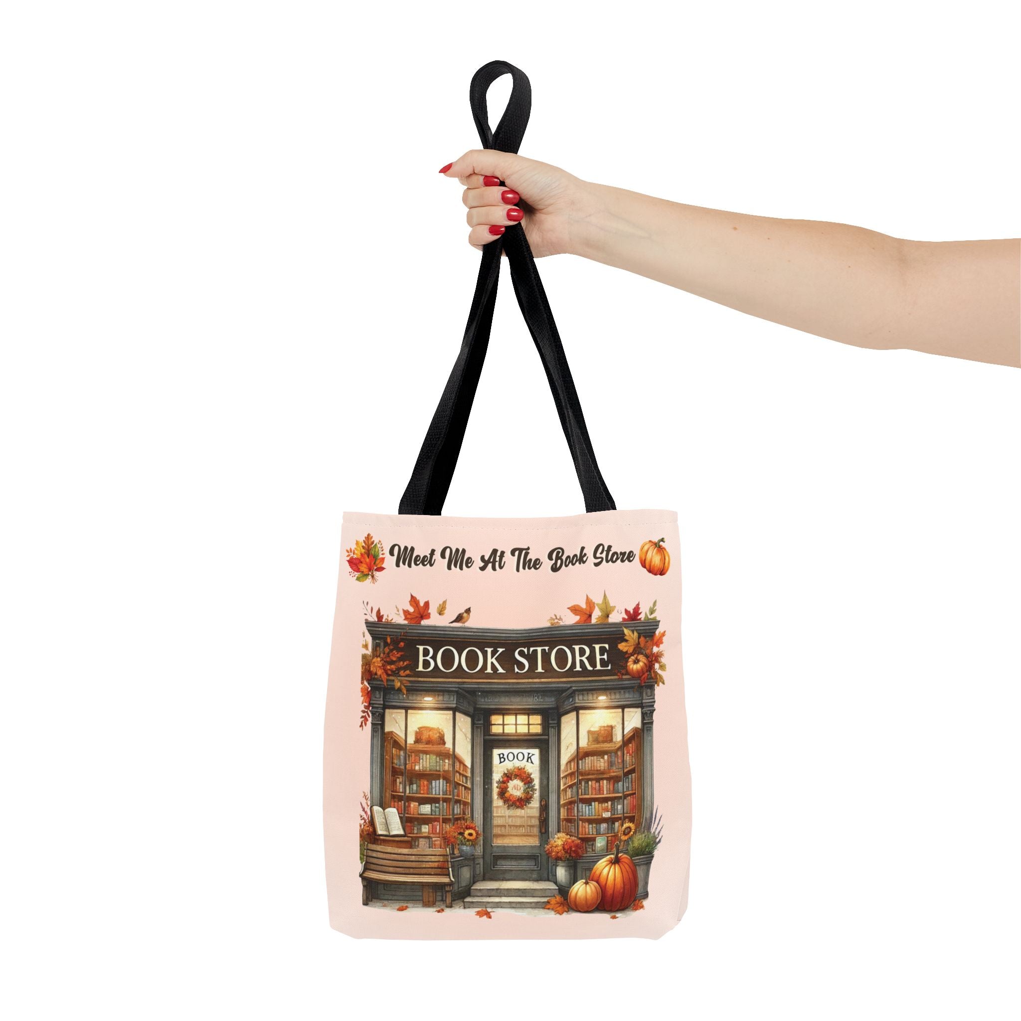 Meet Me at the Book Store Autumn Tote Bag - Image 18