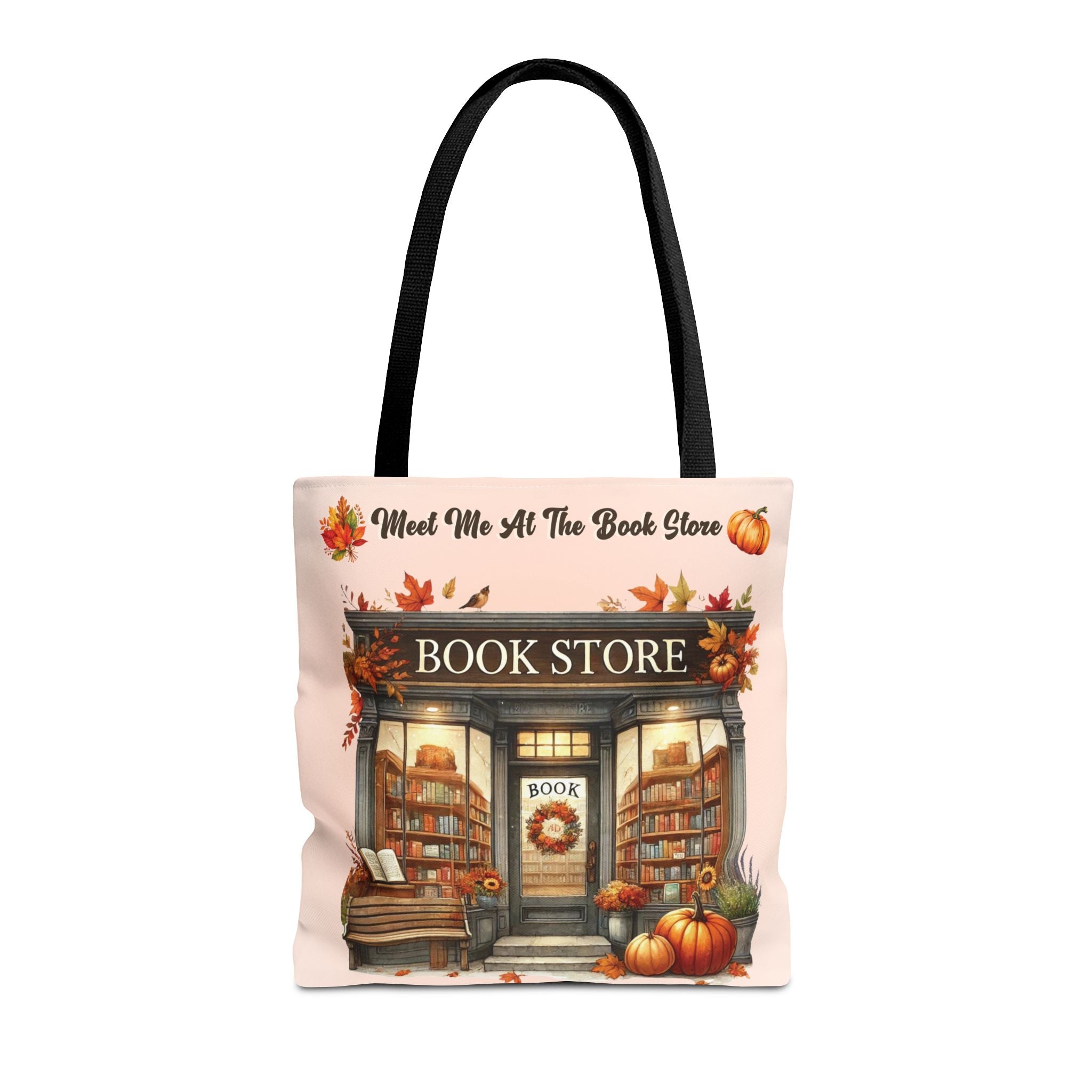 Meet Me at the Book Store Autumn Tote Bag - Image 2