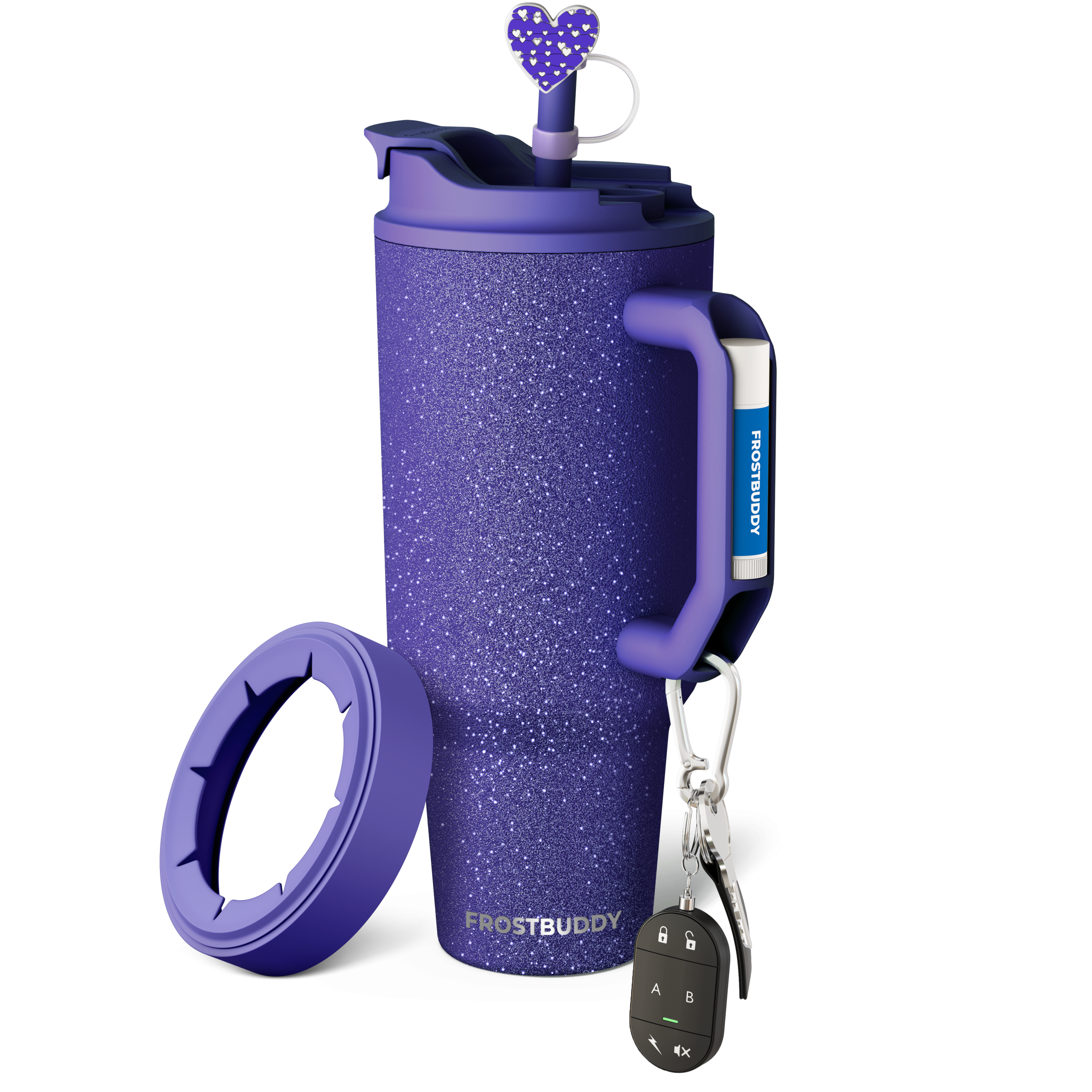 Thicc Buddy 50oz | Purple Glitz