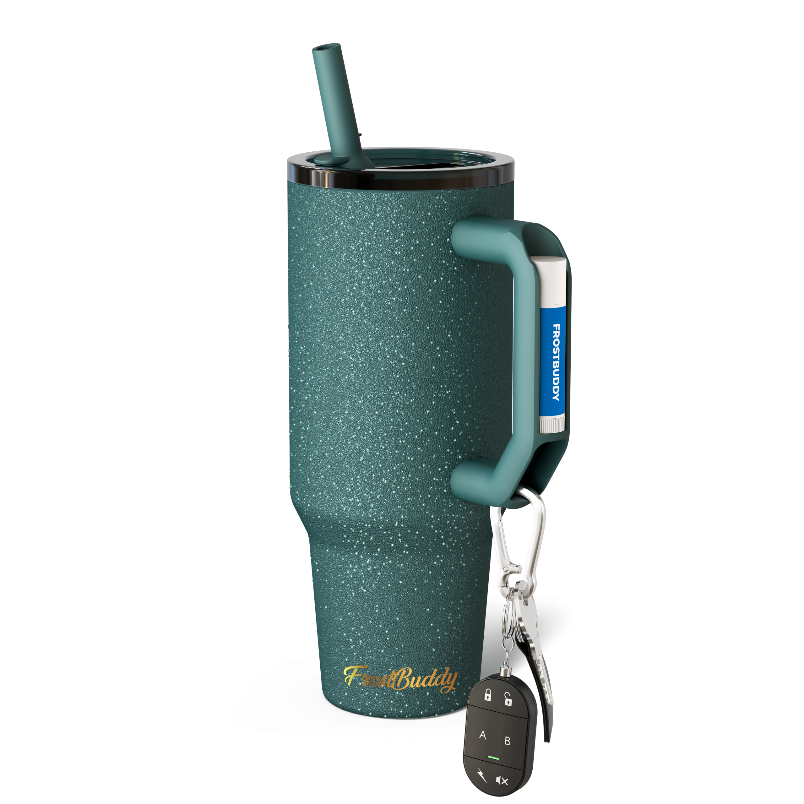 Thicc Buddy 40oz | Emerald Glitz