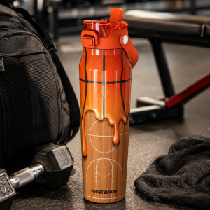 FrostBuddy Bottle Buddy 32oz - Basketball Drip
