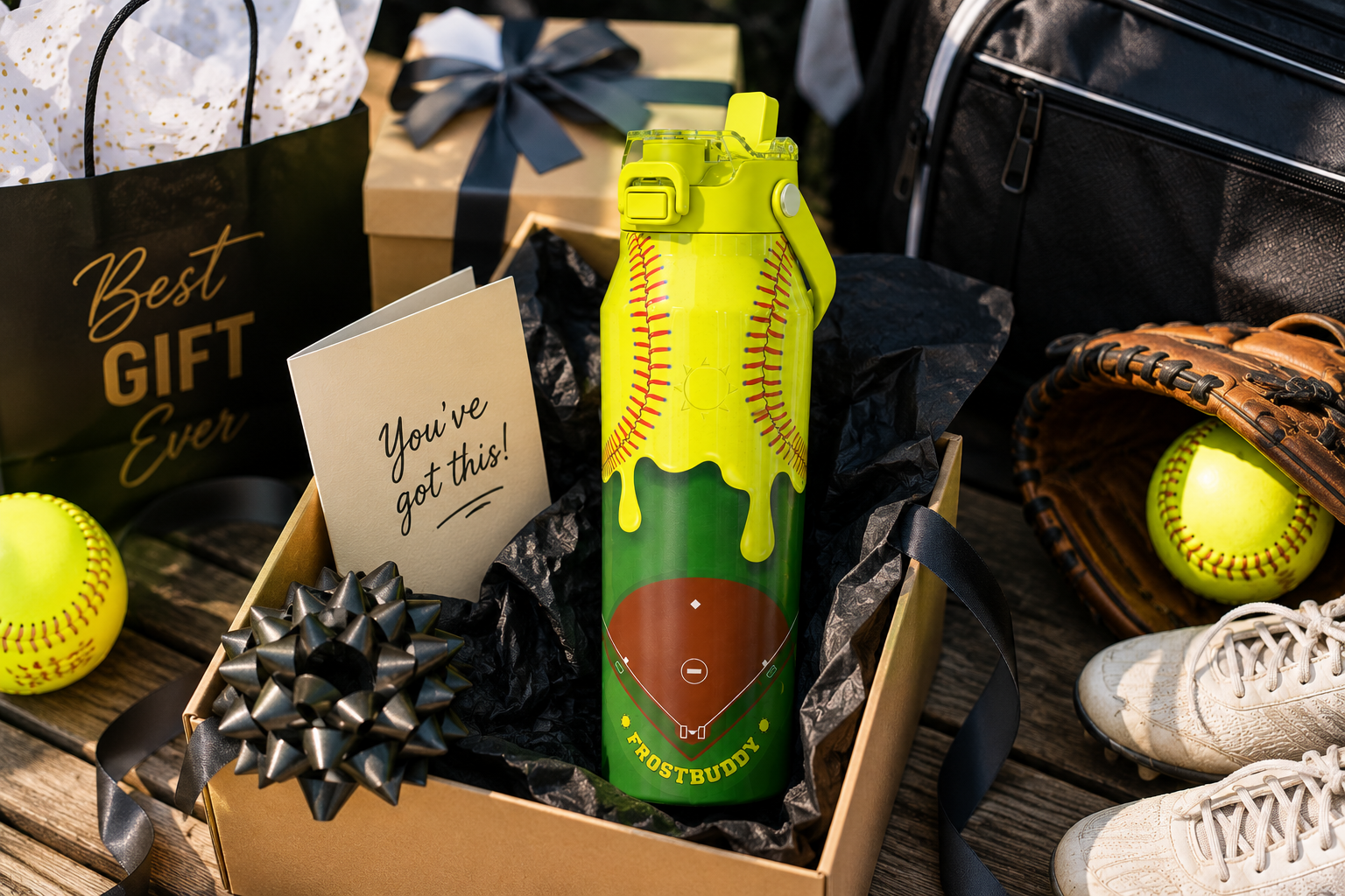 FrostBuddy Bottle Buddy 32oz - Softball Drip - Image 2