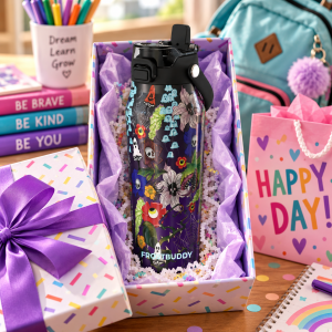 Alternative view of FrostBuddy Bottle Buddy 24oz - Toxic Bloom