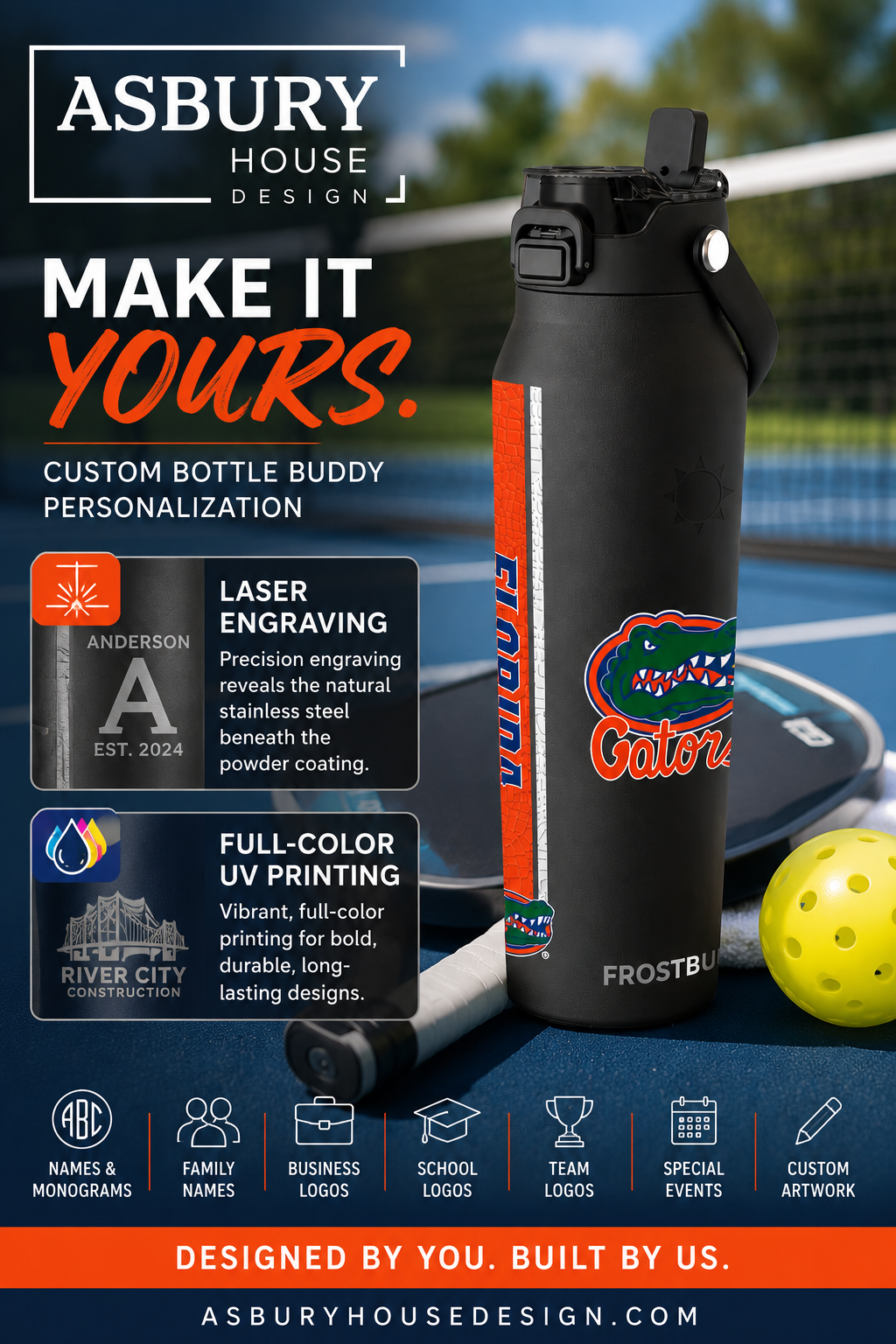 FrostBuddy Bottle Buddy 32oz - Florida Gators Black - Image 4