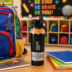 FrostBuddy Bottle Buddy 24oz - Black Pencil