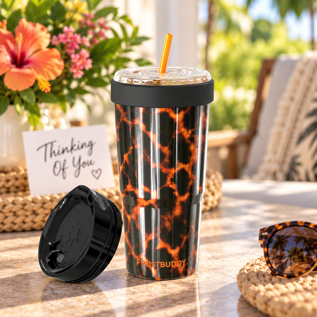 FrostBuddy To-Go Buddy 30oz - Amber Tortoise - Image 3