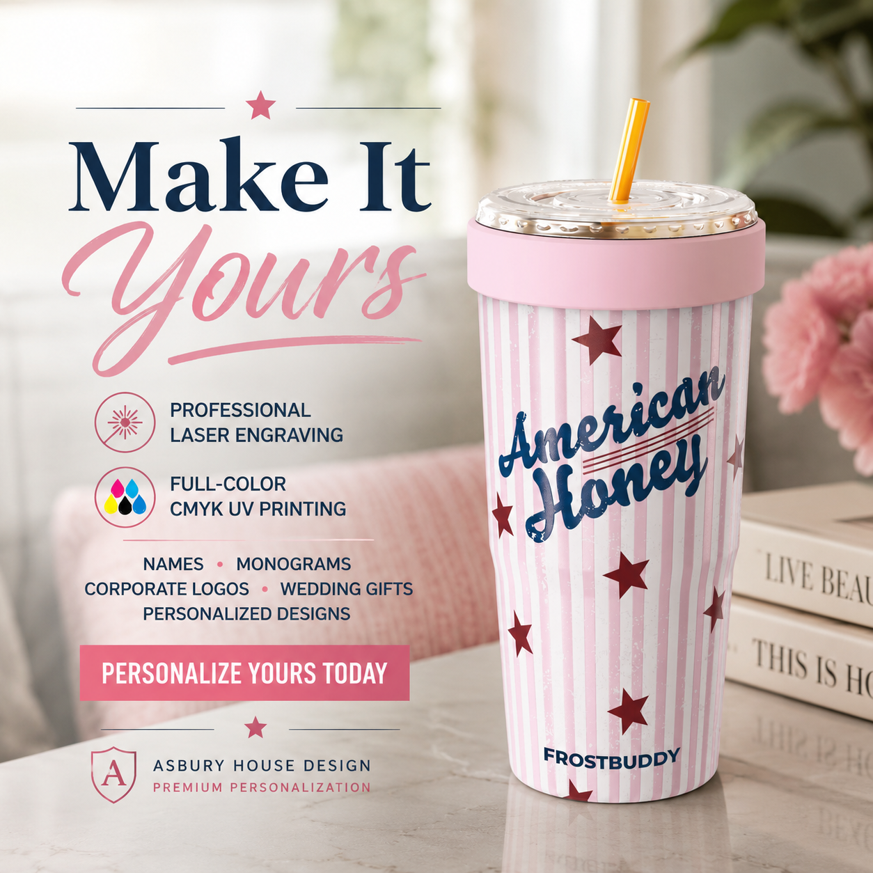 FrostBuddy To-Go Buddy 30oz - American Honey - Image 2