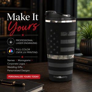 Alternative view of FrostBuddy To-Go Buddy 30oz - Armed Forces Black