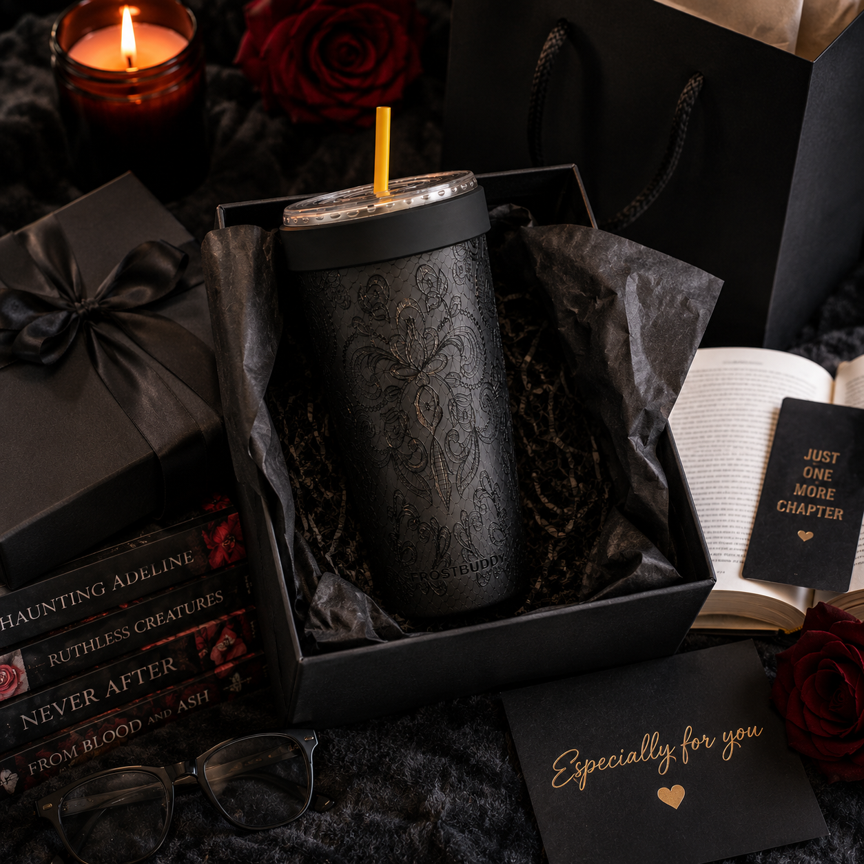 FrostBuddy To-Go Buddy 30oz - Black Lace - Image 4