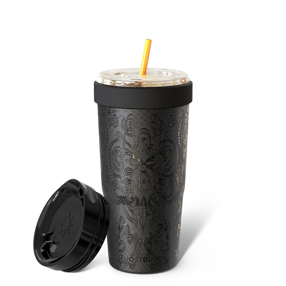 FrostBuddy To-Go Buddy 30oz - Black Lace - Image 5