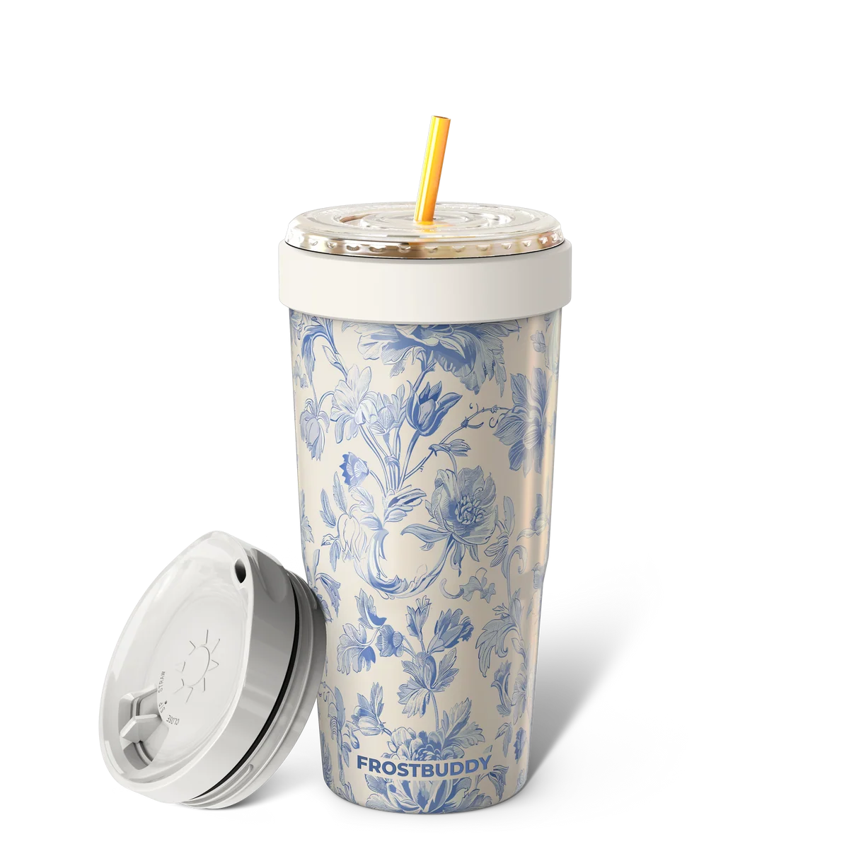 FrostBuddy To-Go Buddy 30oz - Blue Floral