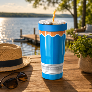 FrostBuddy To-Go Buddy 30oz - Blue Pencil